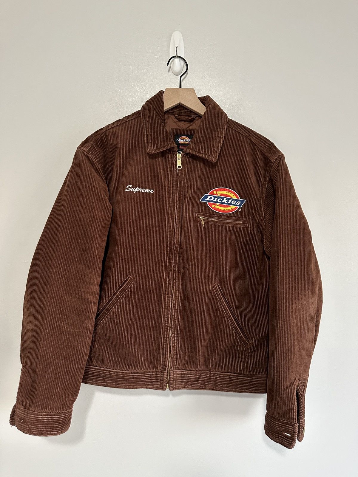 Dickies × Supreme Supreme Dickies Brown Corduroy Work Jacket Dickies × Supreme Supreme Dickies Brown Corduroy Work Jacket