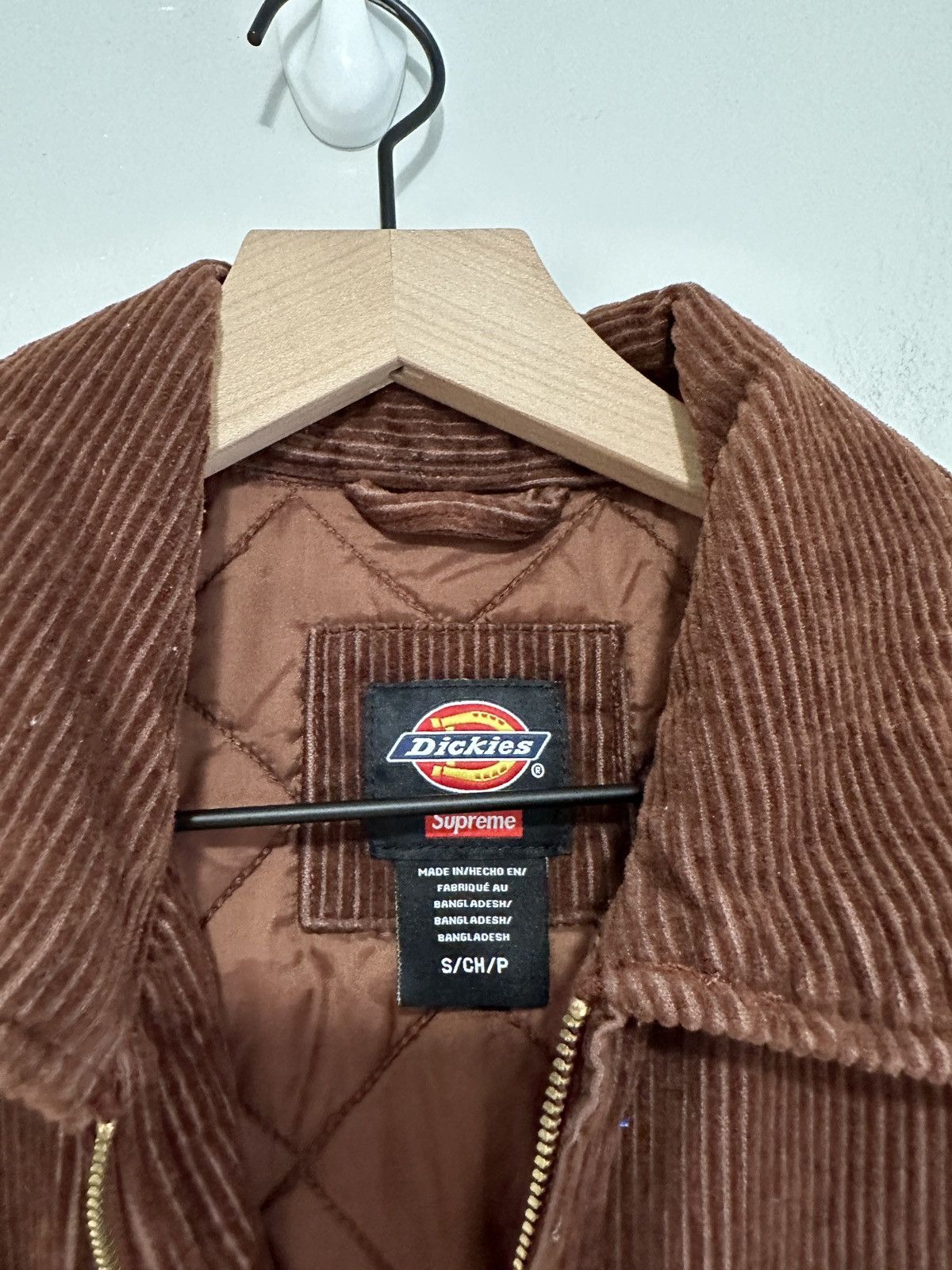 Dickies × Supreme Supreme Dickies Brown Corduroy Work Jacket Dickies × Supreme Supreme Dickies Brown Corduroy Work Jacket