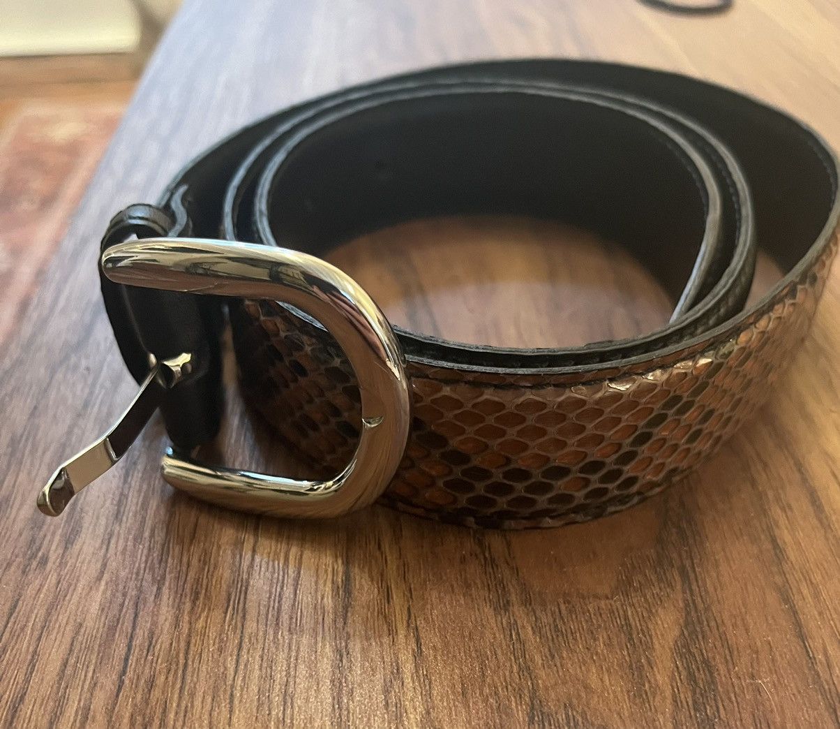Our Legacy Our Legacy Python Zig Zag Belt | Grailed