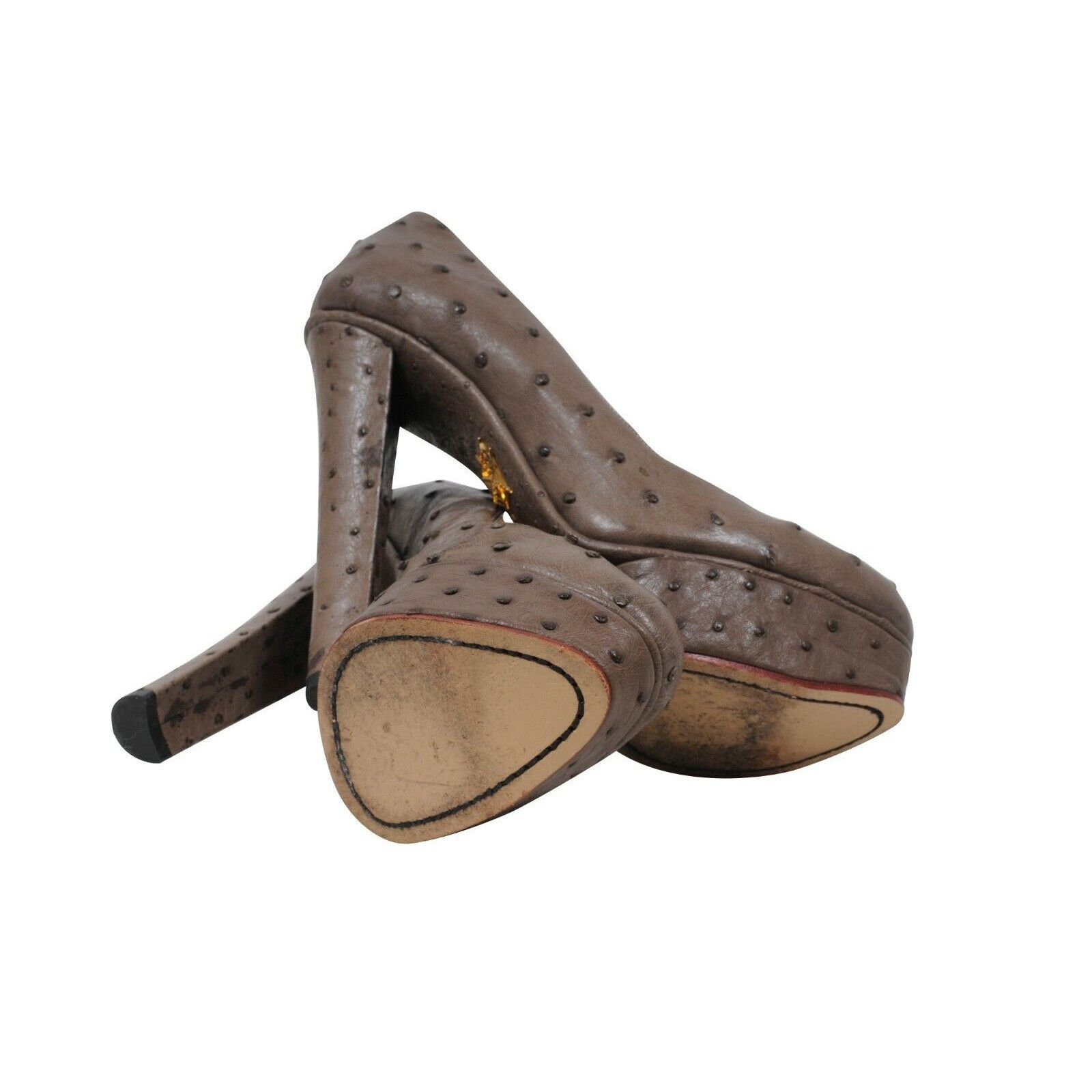 Charlotte Olympia Ostritch Platform Heel Pumps Size US 8 / IT 38 - 7 Thumbnail