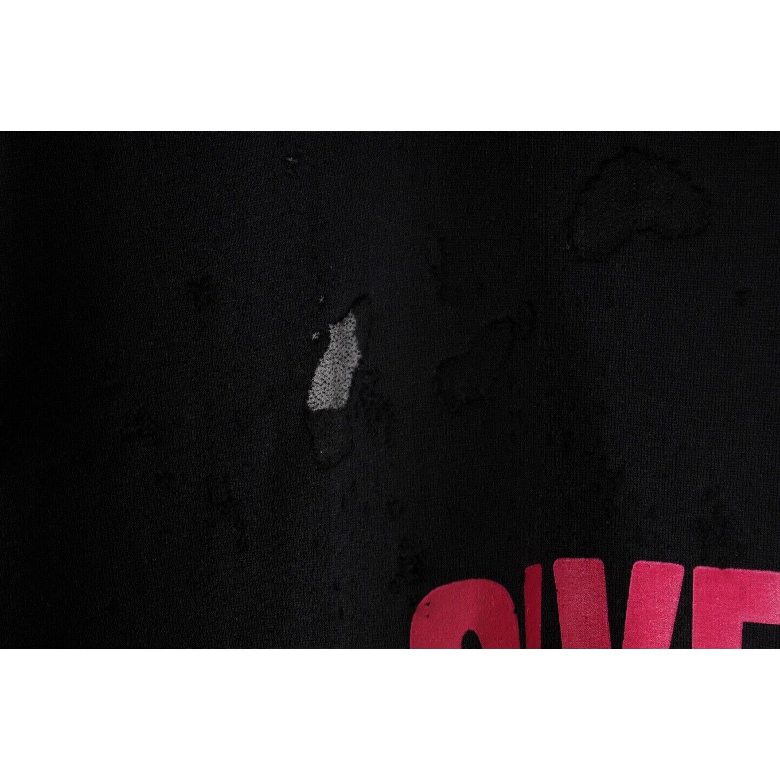 Givenchy Logo Black Pink Distressed Barneys NY T Shirt - 01242 Size US L / EU 52-54 / 3 - 7 Thumbnail
