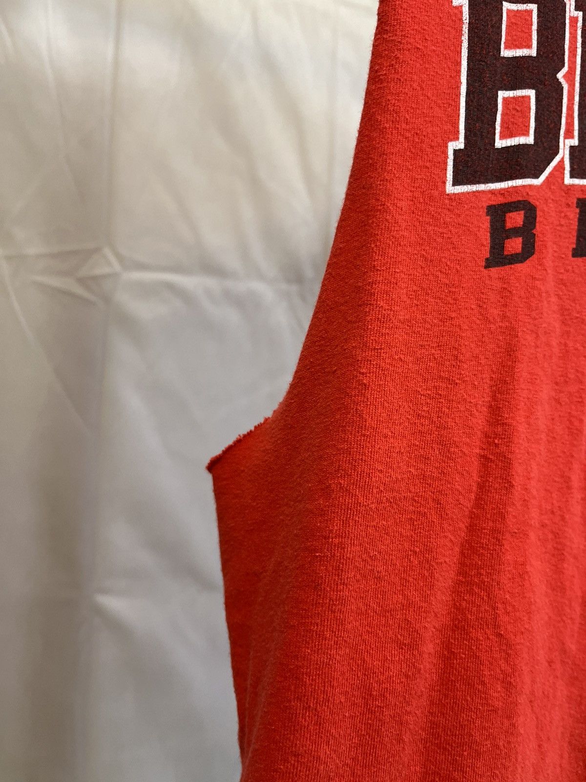 Vintage Distressed Braves Cutoff Faded Sleeveless Tee Size US M / EU 48-50 / 2 - 6 Thumbnail