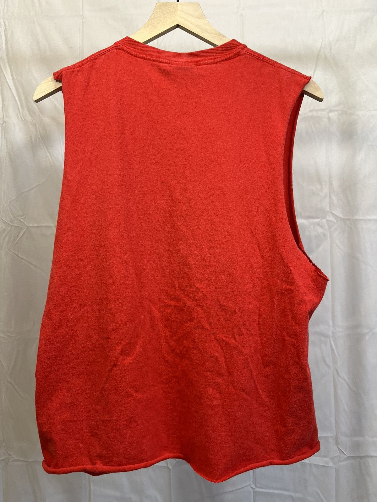 Vintage Distressed Braves Cutoff Faded Sleeveless Tee Size US M / EU 48-50 / 2 - 7 Thumbnail
