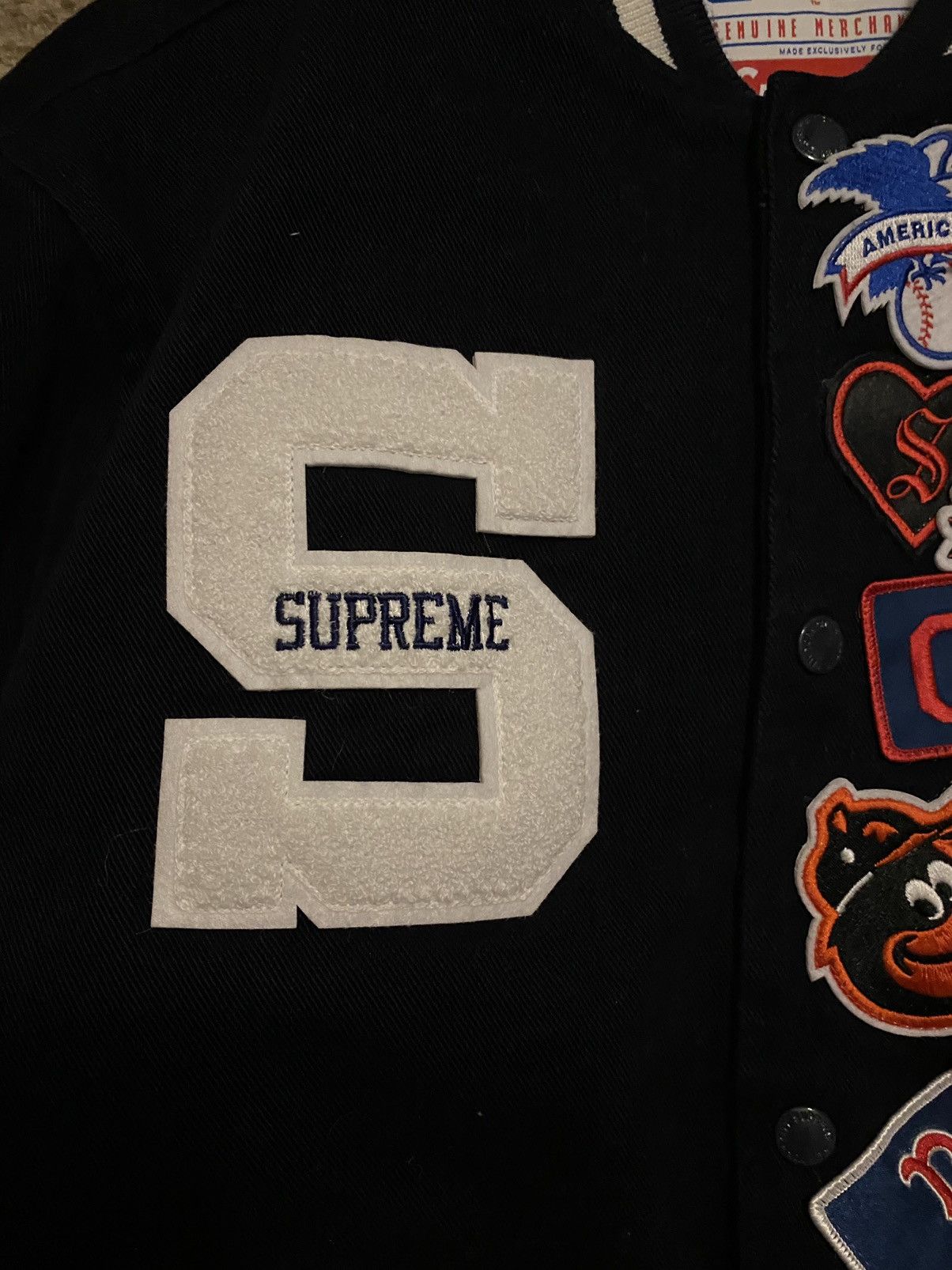 MLB × Supreme Supreme MLB Varsity jacket Size US M / EU 48-50 / 2 - 3 Thumbnail