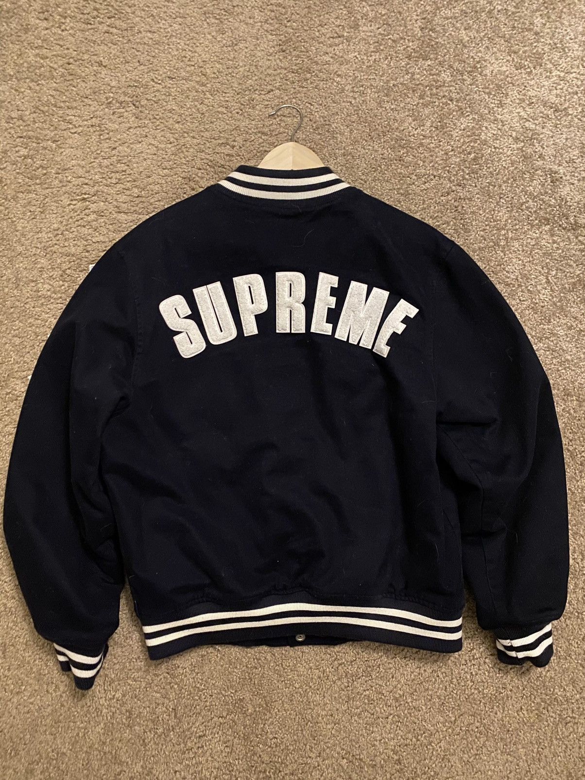 MLB × Supreme Supreme MLB Varsity jacket Size US M / EU 48-50 / 2 - 2 Thumbnail
