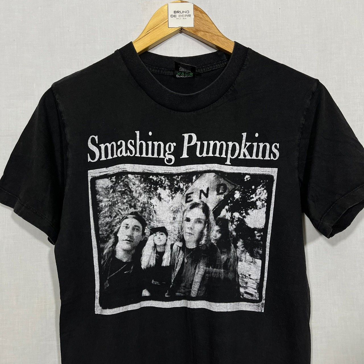 T-shirt Vintage Smashing Pumpkins Années 90 - Imprimé 'Je Suis Un Poisson' - Taille XL, Coton USA