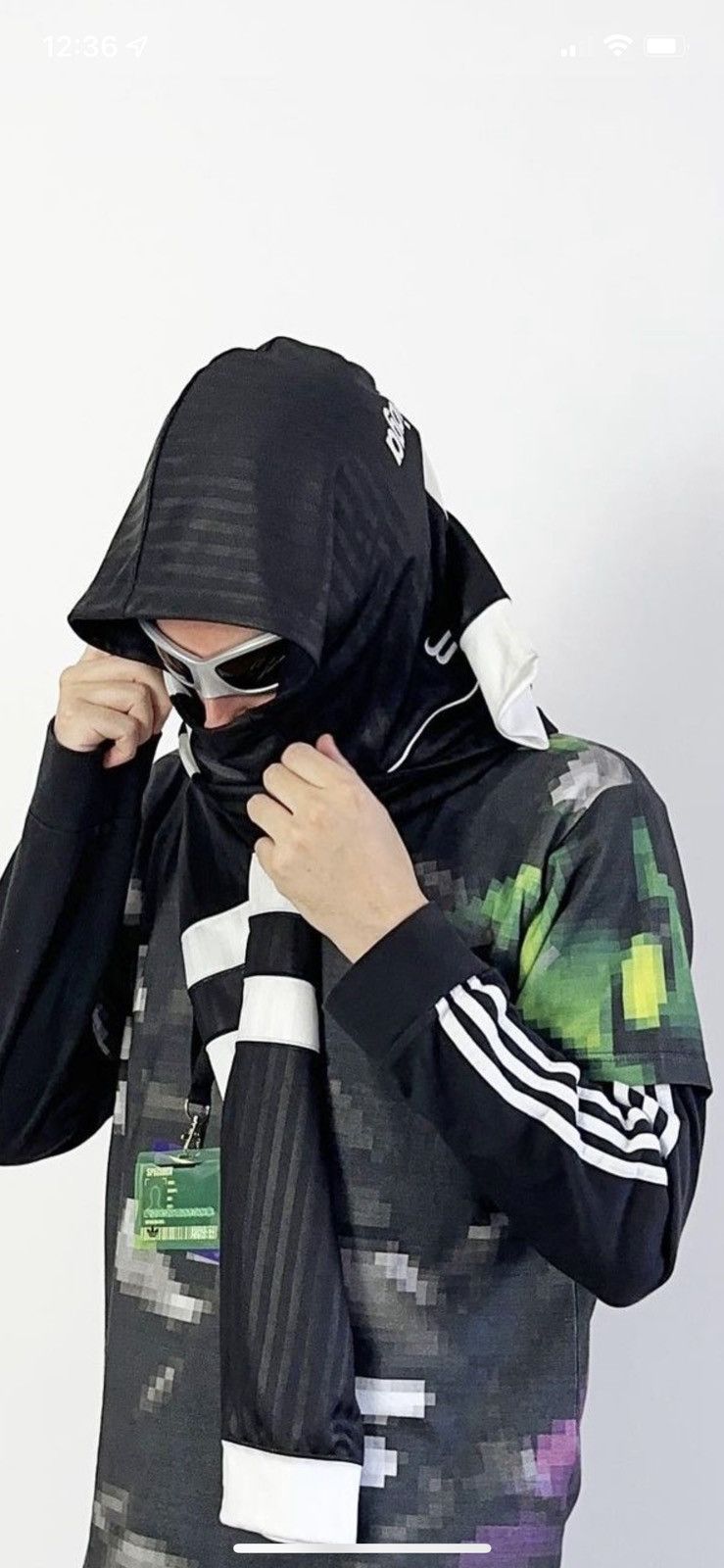 Balenciaga Balenciaga Soccer Hood Scarf | Grailed