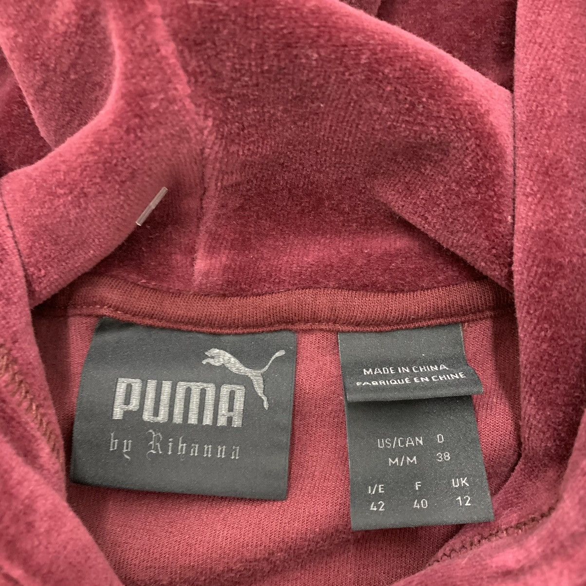 Fenty × Puma Fenty velour hoodie Size M / US 6-8 / IT 42-44 - 4 Thumbnail