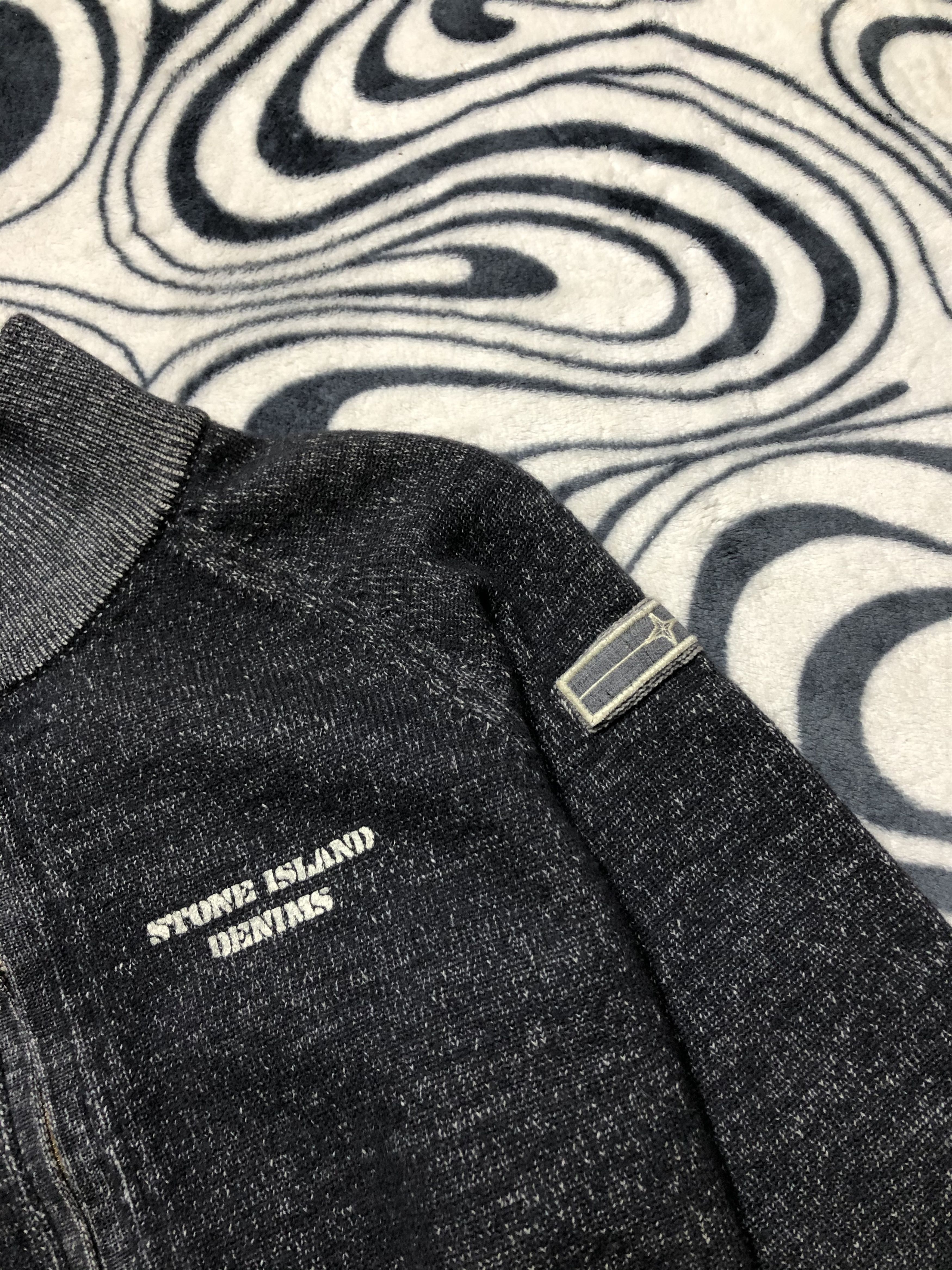 Massimo Osti Stone Island Denims Vintage Zip Hoodie Size US XL / EU 56 / 4 - 4 Thumbnail