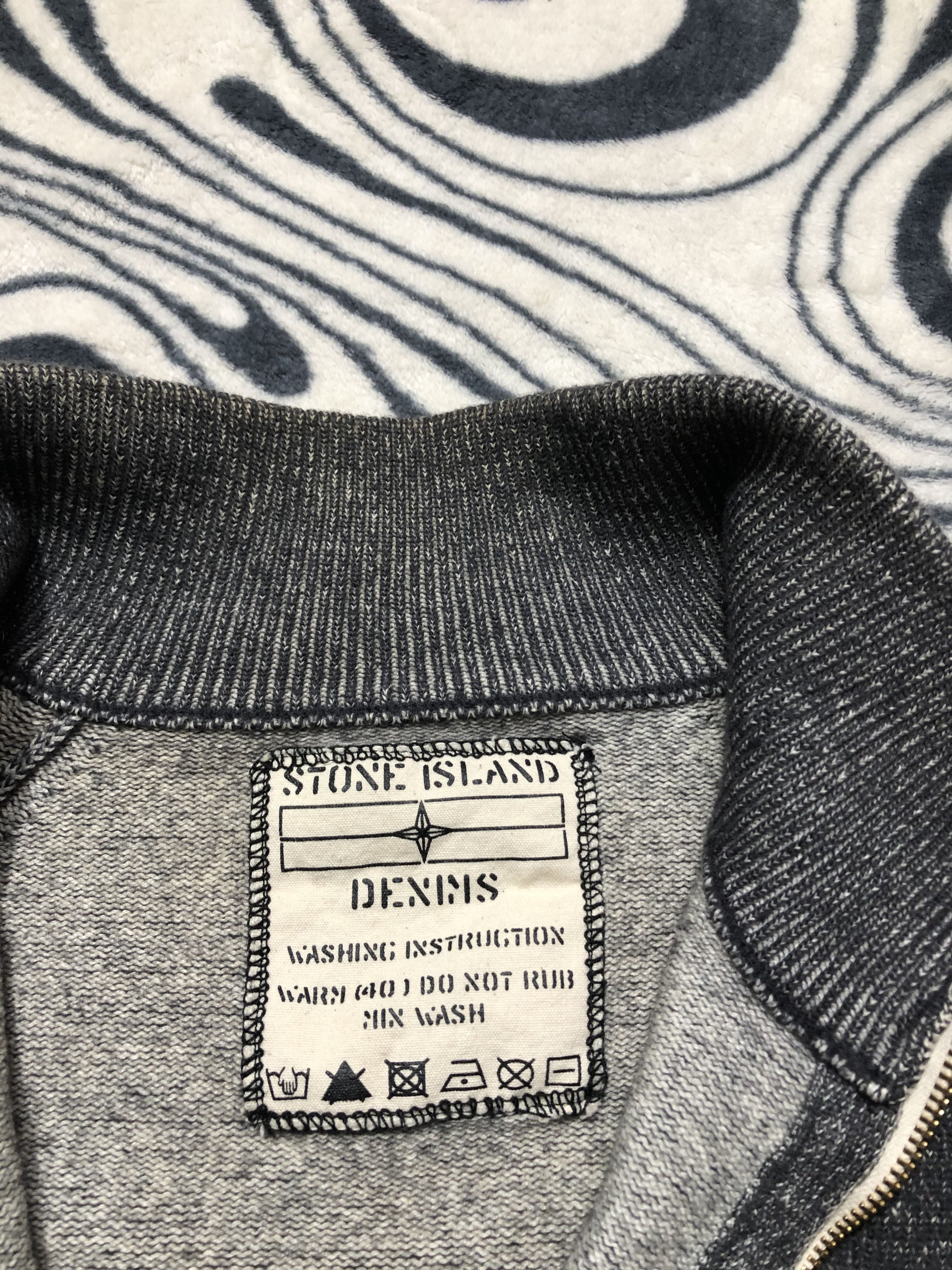Massimo Osti Stone Island Denims Vintage Zip Hoodie Size US XL / EU 56 / 4 - 5 Thumbnail