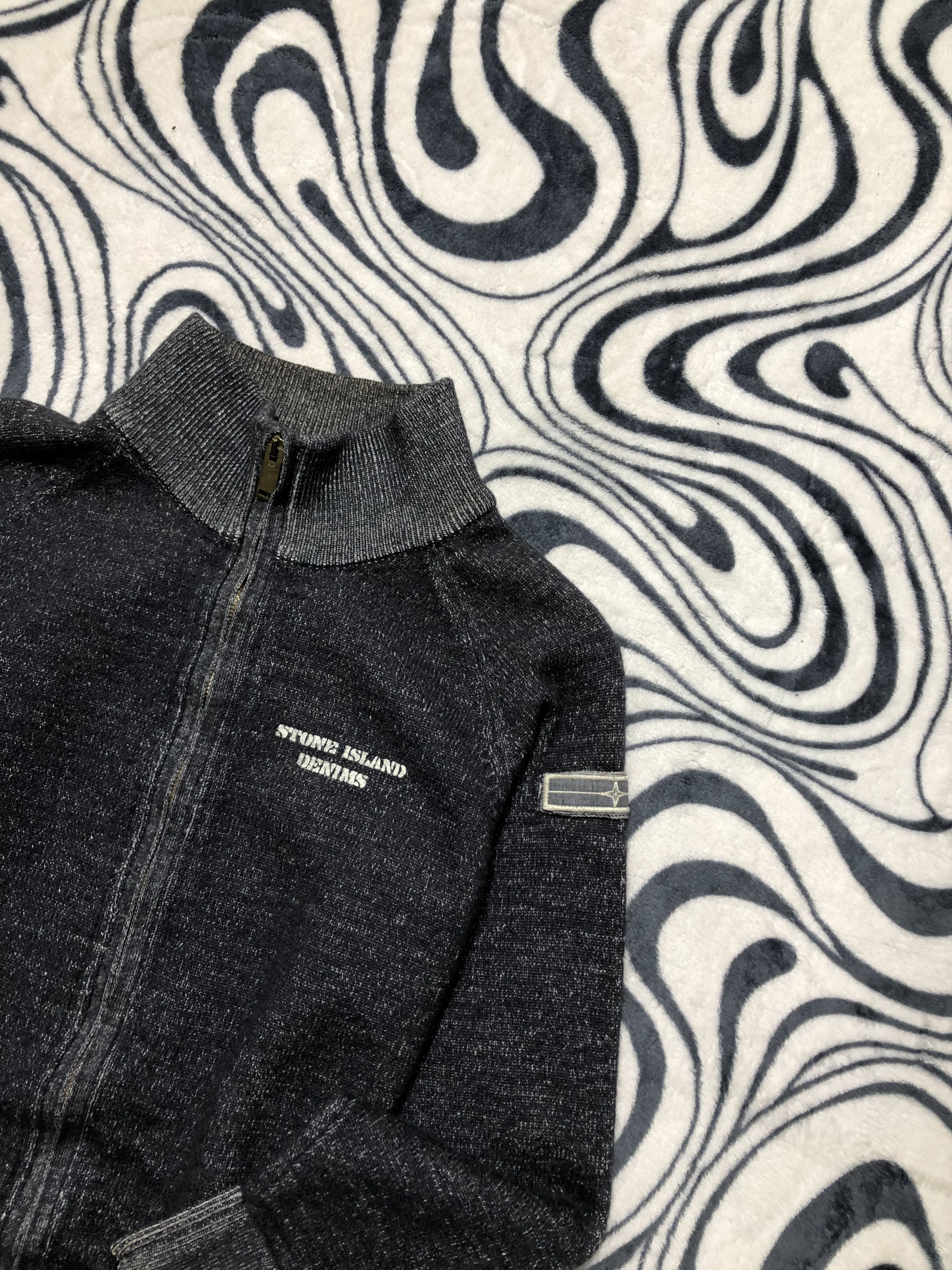 Massimo Osti Stone Island Denims Vintage Zip Hoodie Size US XL / EU 56 / 4 - 2 Thumbnail