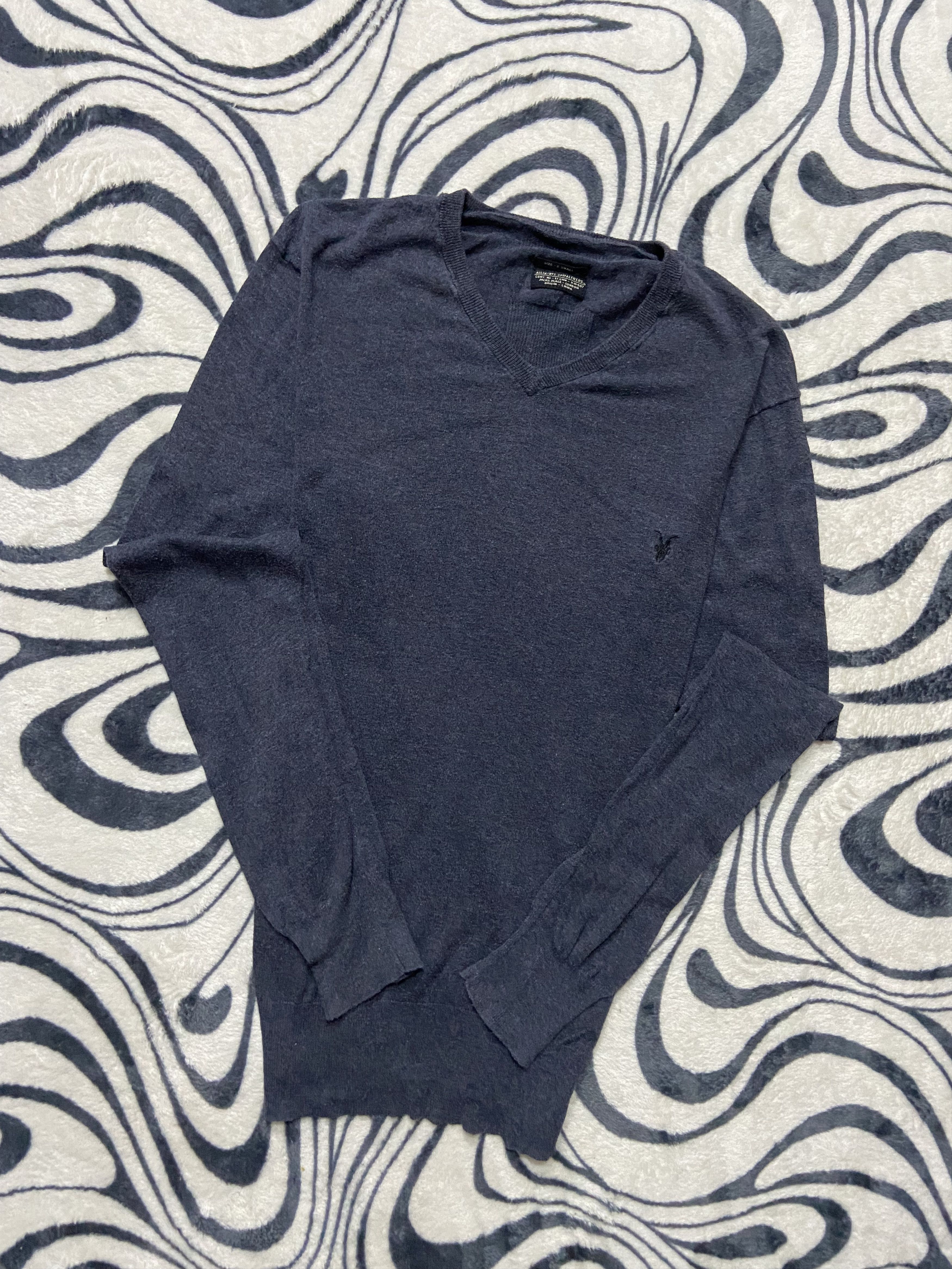 Allsaints Allsaints Mens V-neck Sweater Size US XS / EU 42 / 0 - 1 Thumbnail