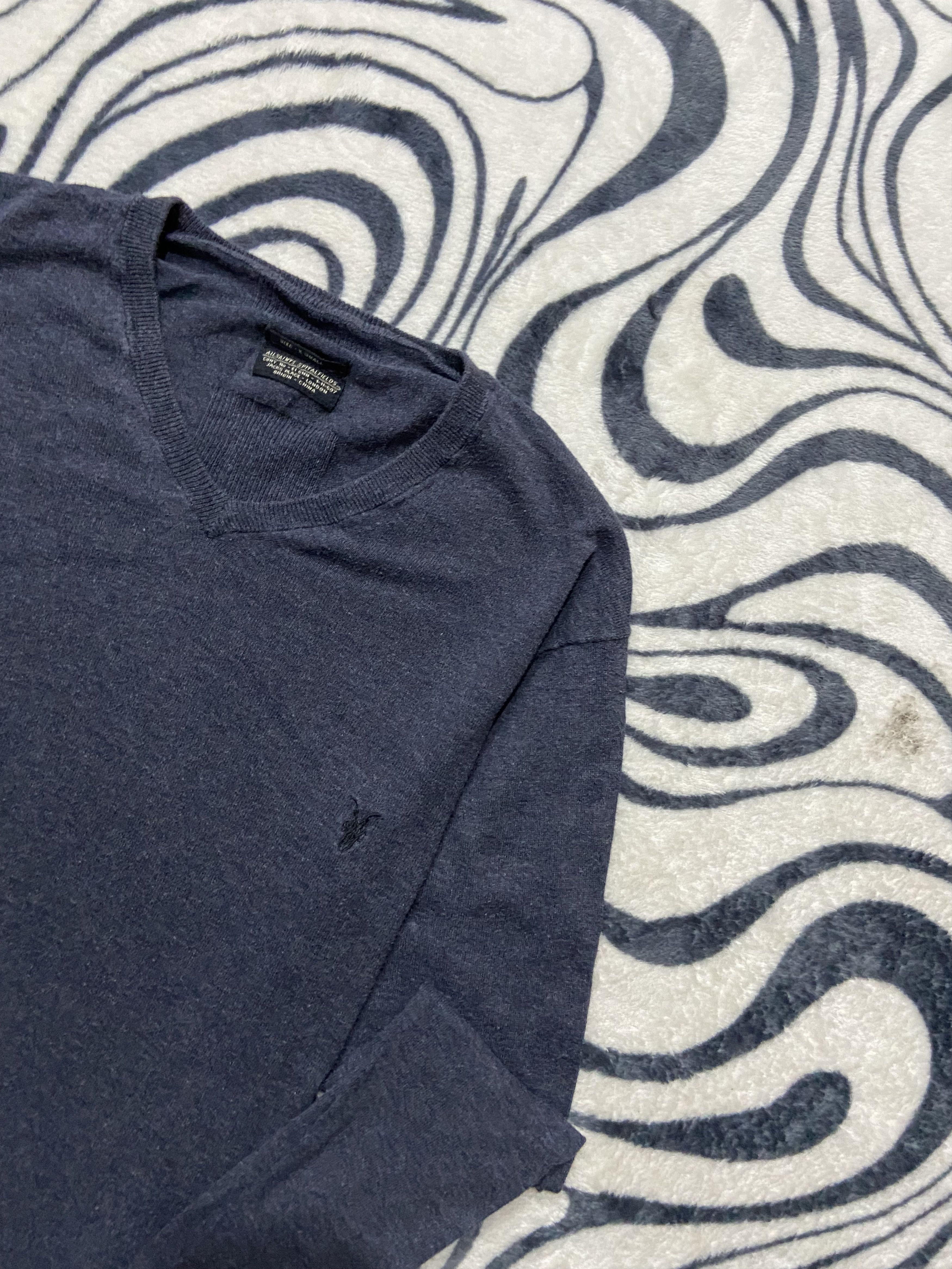 Allsaints Allsaints Mens V-neck Sweater Size US XS / EU 42 / 0 - 2 Thumbnail