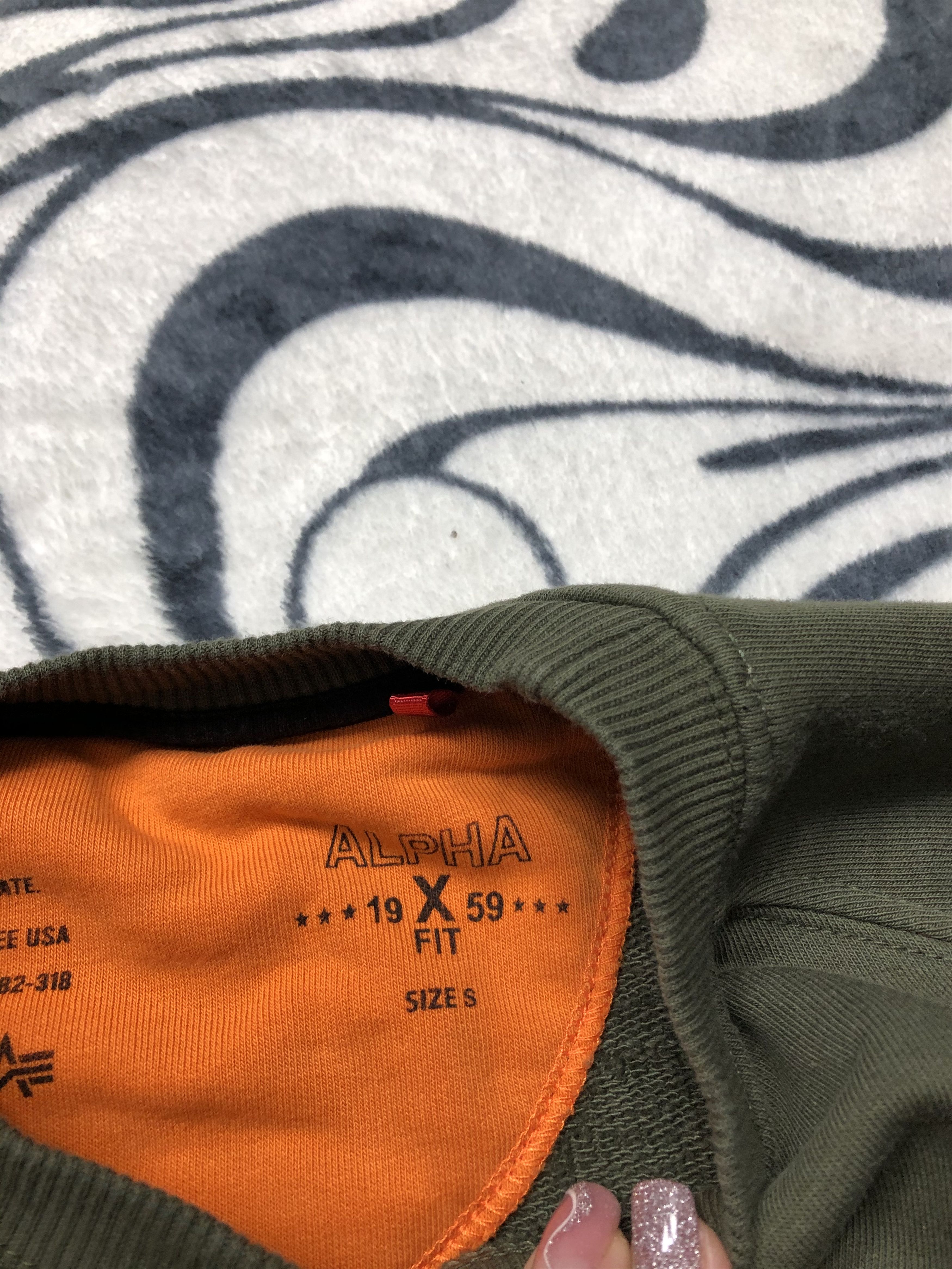 Alpha Industries Alpha Industries Mens Sweatshirt Size US M / EU 48-50 / 2 - 5 Thumbnail