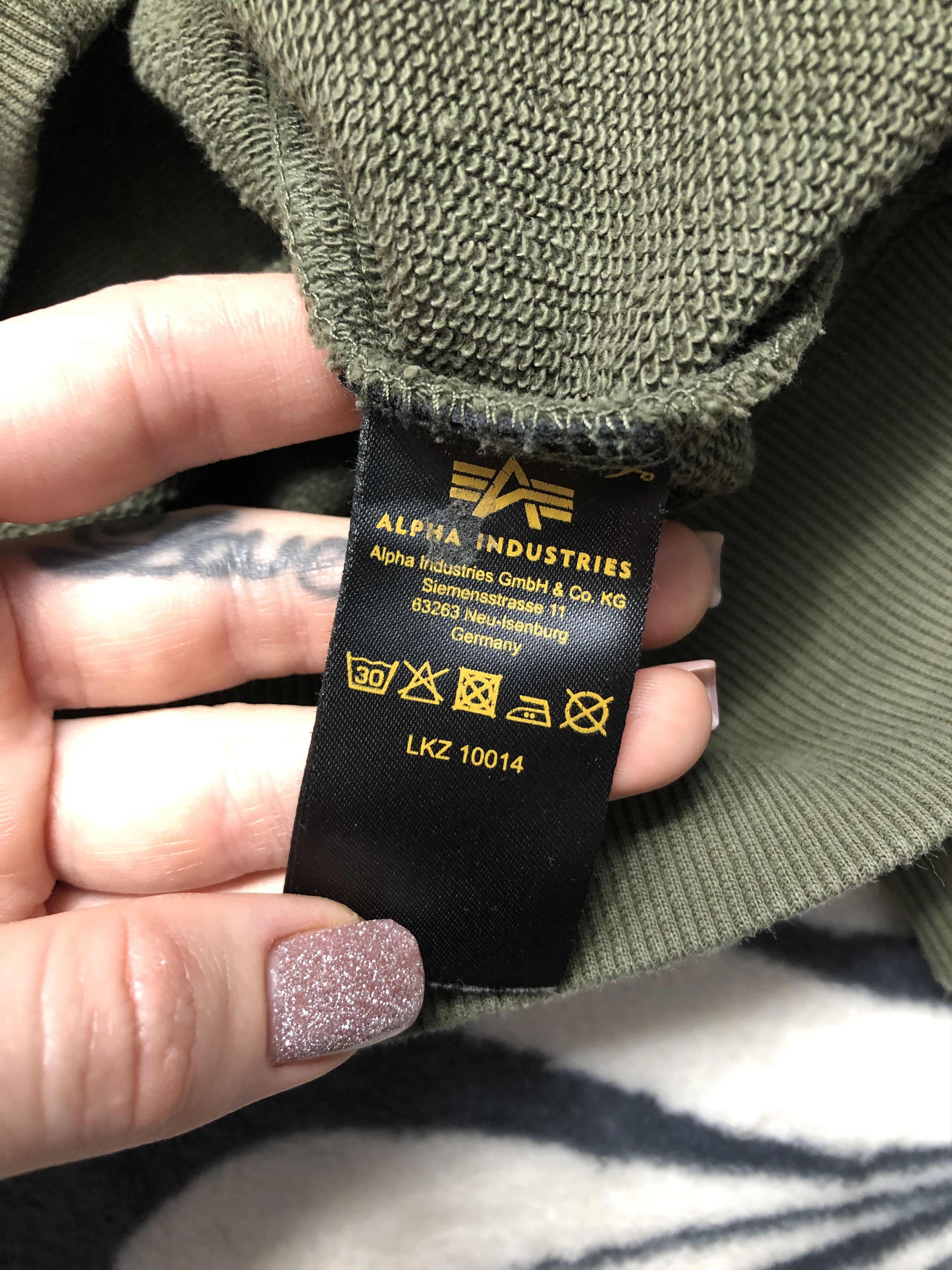 Alpha Industries Alpha Industries Mens Sweatshirt Size US M / EU 48-50 / 2 - 6 Thumbnail