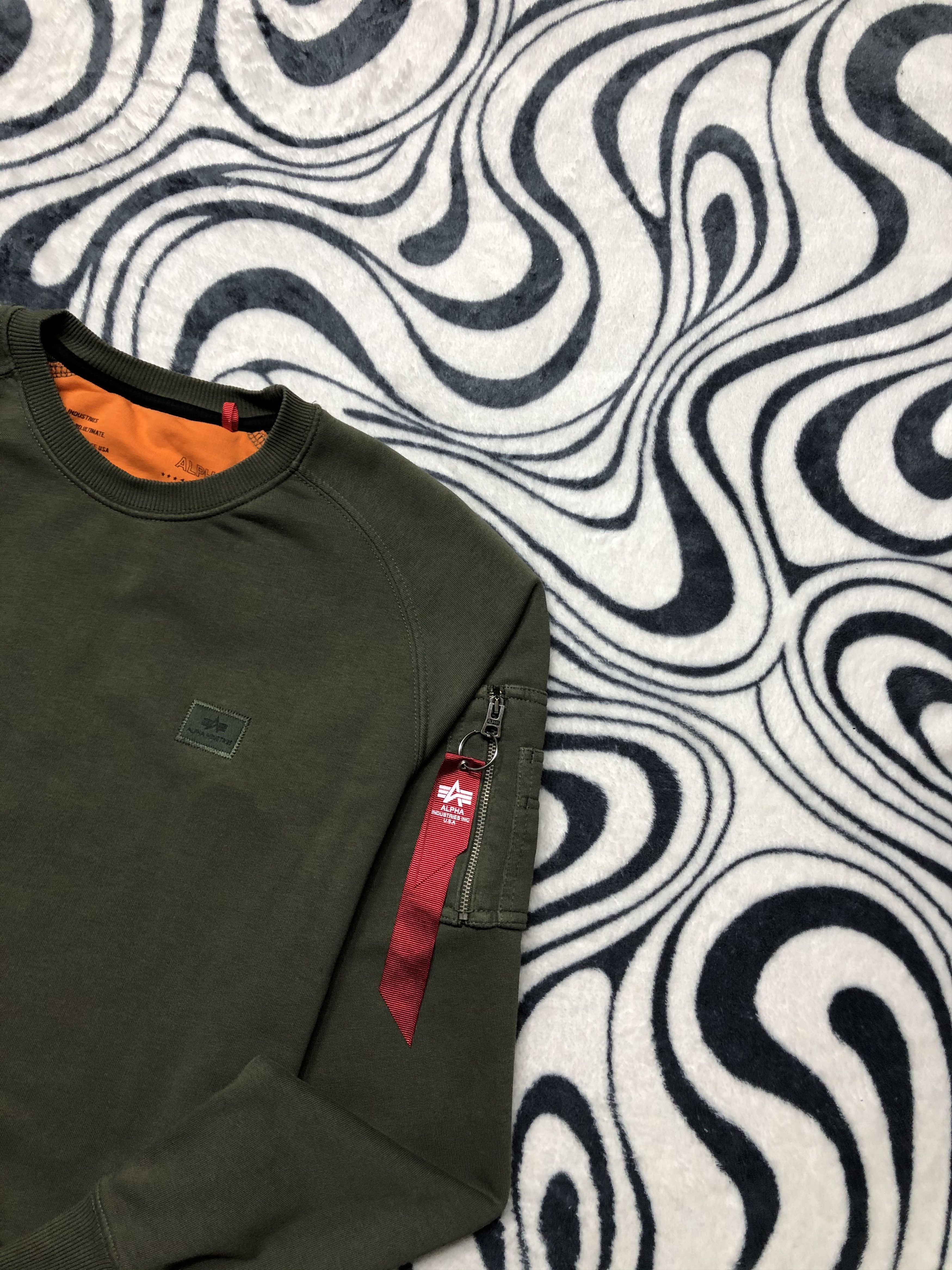 Alpha Industries Alpha Industries Mens Sweatshirt Size US M / EU 48-50 / 2 - 2 Thumbnail