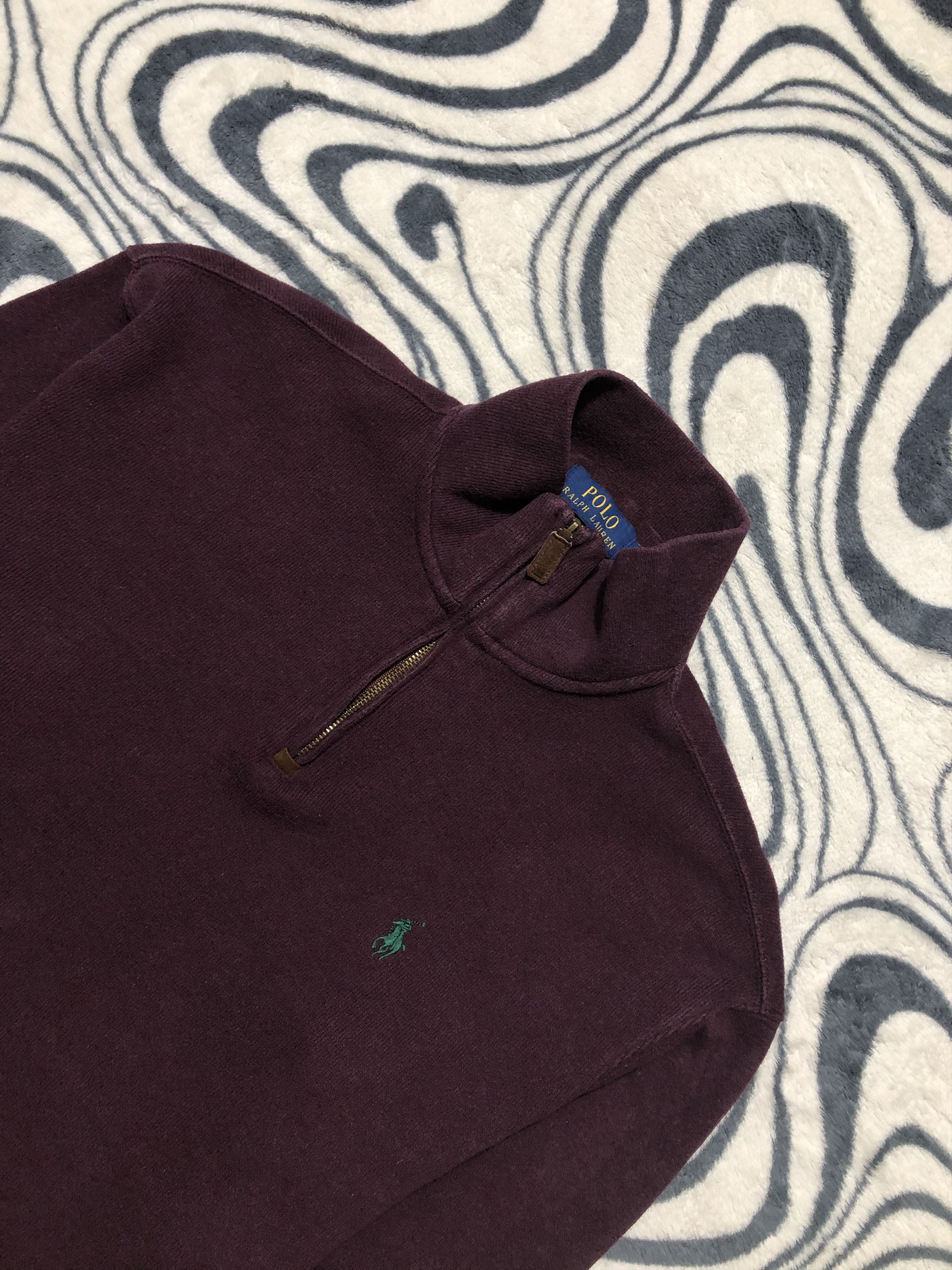 Polo Ralph Lauren Polo Ralph Lauren Vintage 1\4 Zip Sweatshirt Y2K Size US XL / EU 56 / 4 - 2 Thumbnail