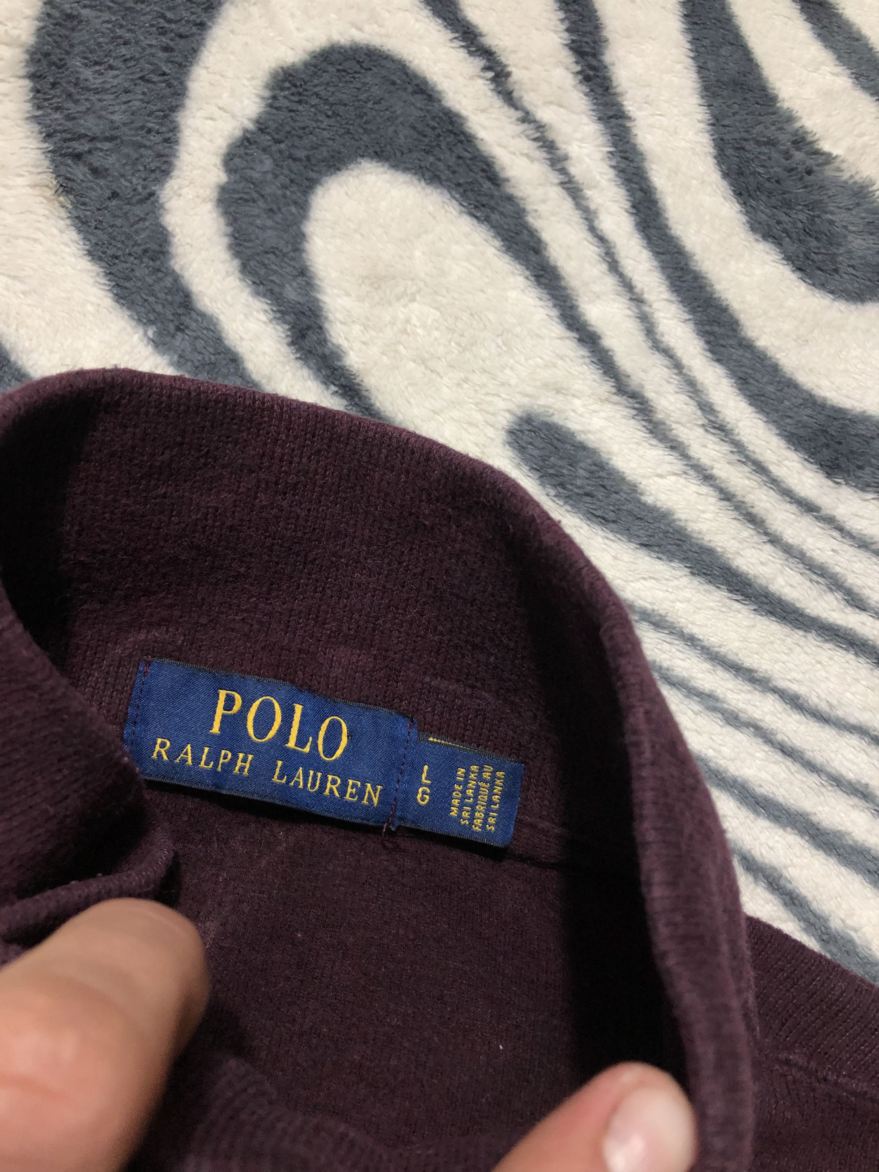 Polo Ralph Lauren Polo Ralph Lauren Vintage 1\4 Zip Sweatshirt Y2K Size US XL / EU 56 / 4 - 4 Thumbnail