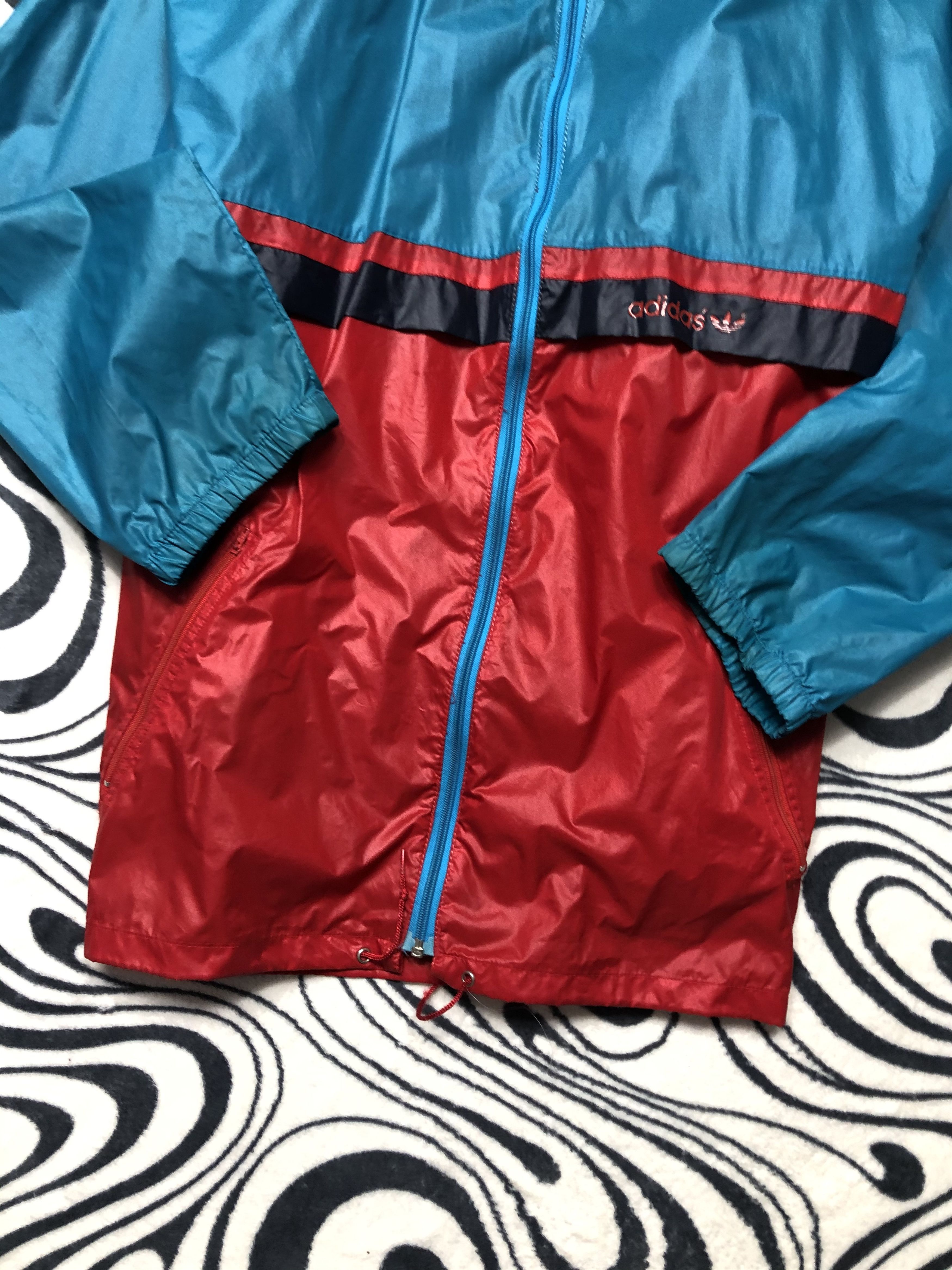 Adidas Adidas 90s Vintage Mens Nylon Jacket Size US XL / EU 56 / 4 - 3 Thumbnail