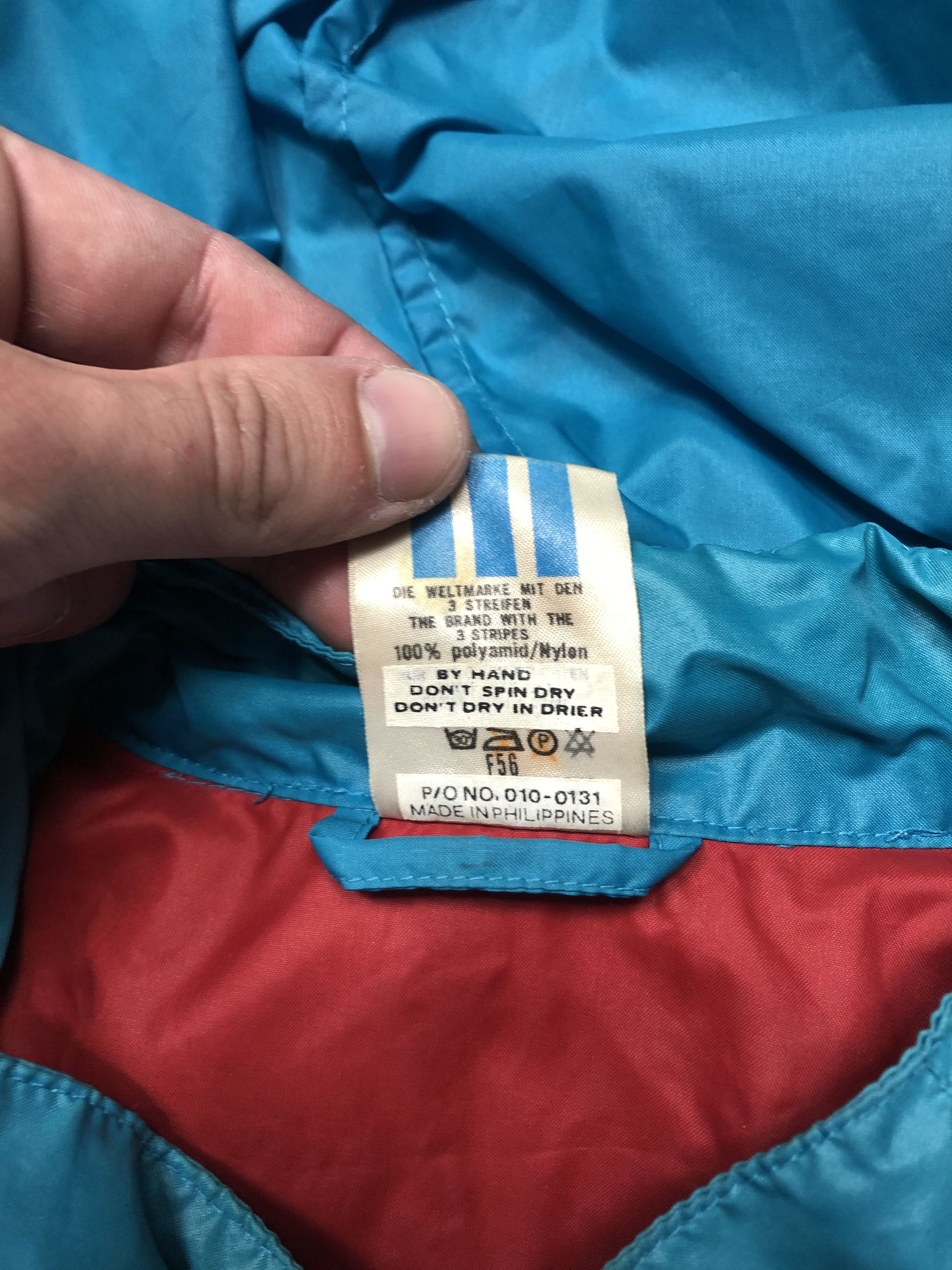 Adidas Adidas 90s Vintage Mens Nylon Jacket Size US XL / EU 56 / 4 - 5 Thumbnail