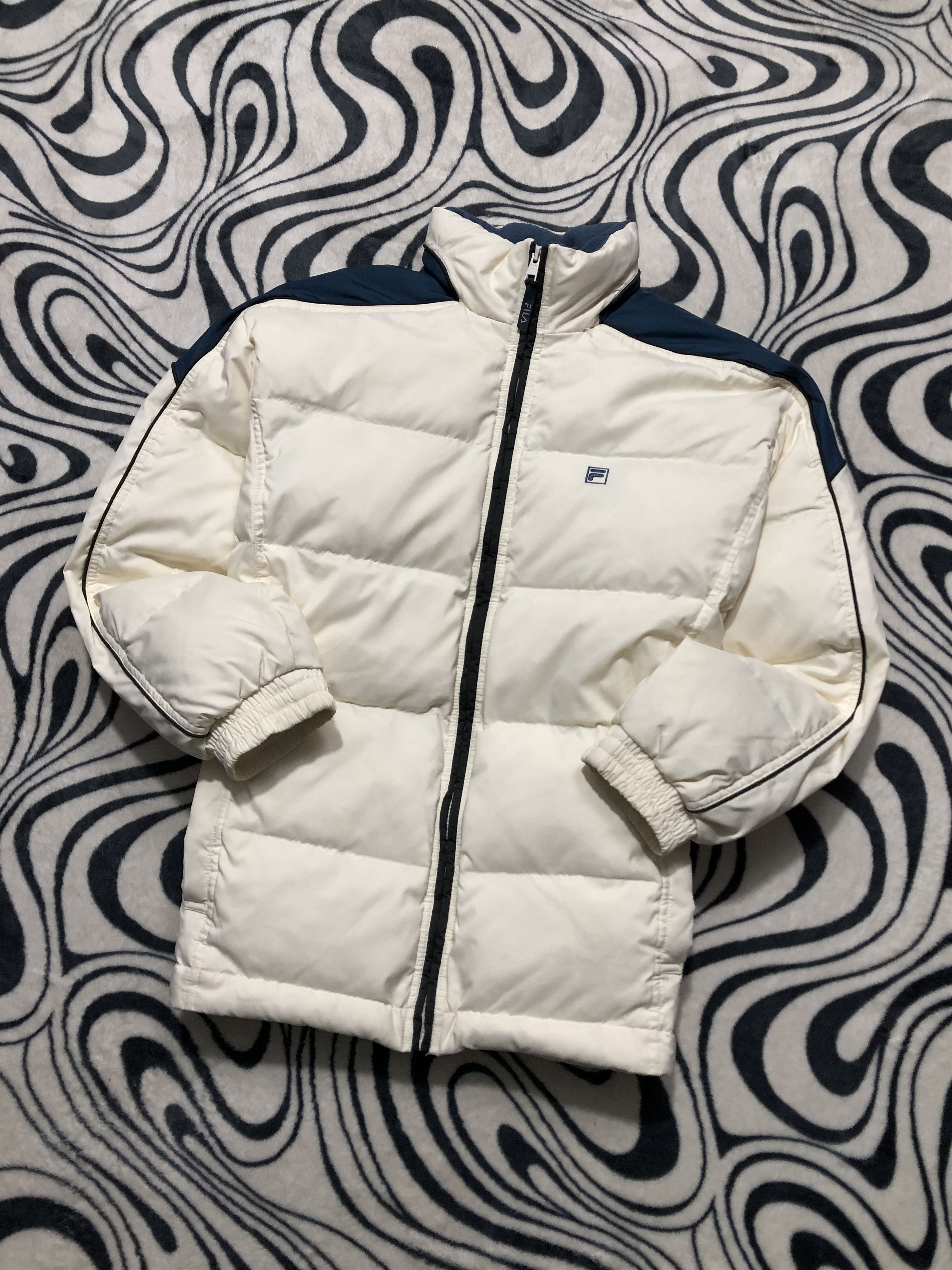 Fila Fila Vintage Mens Goose Down Puffer Jacket Size US M / EU 48-50 / 2 - 1 Thumbnail