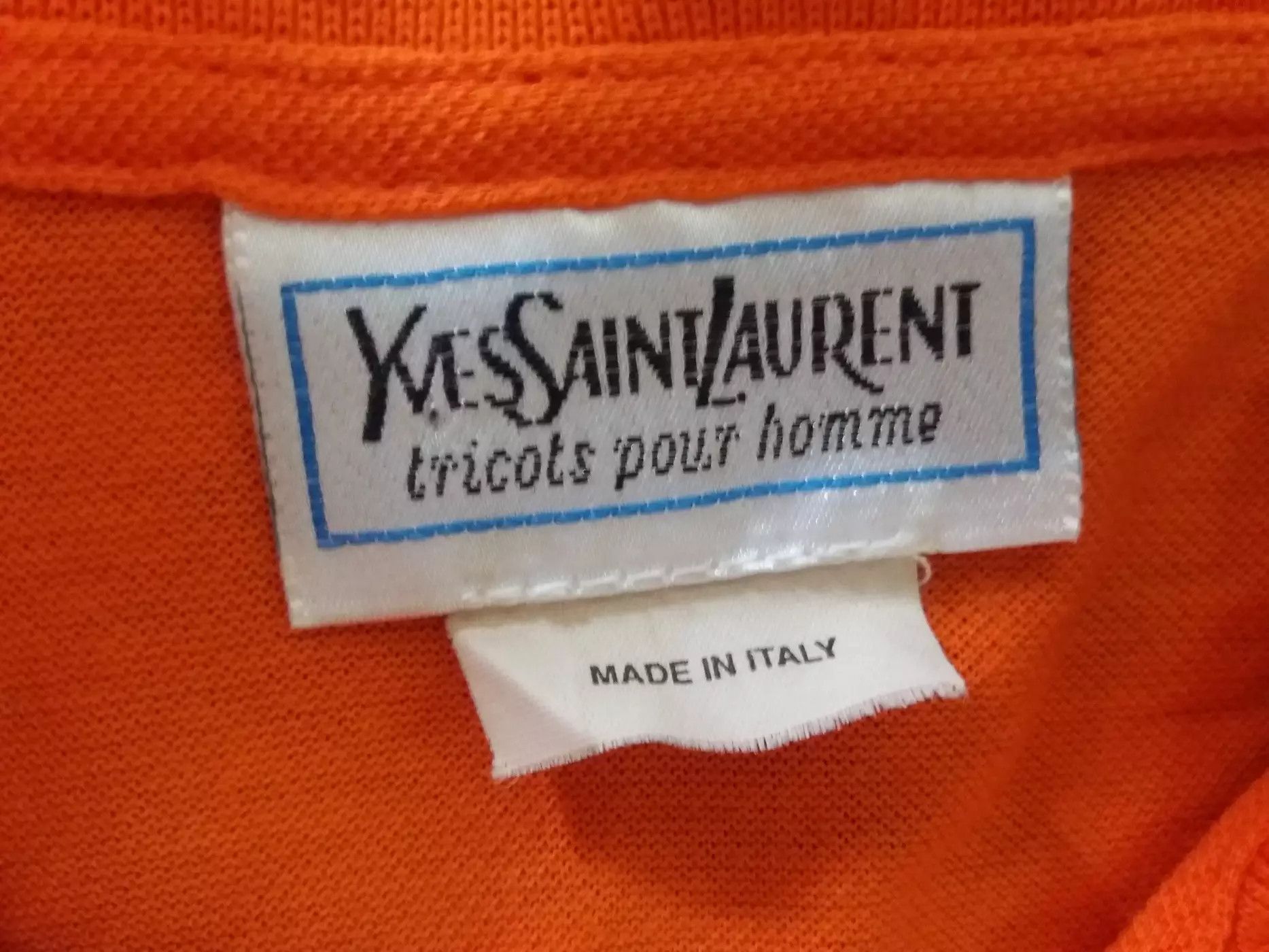 Designer Yves Saint Laurent tricots pour homme t-shirt made in italy Size US M / EU 48-50 / 2 - 5 Thumbnail