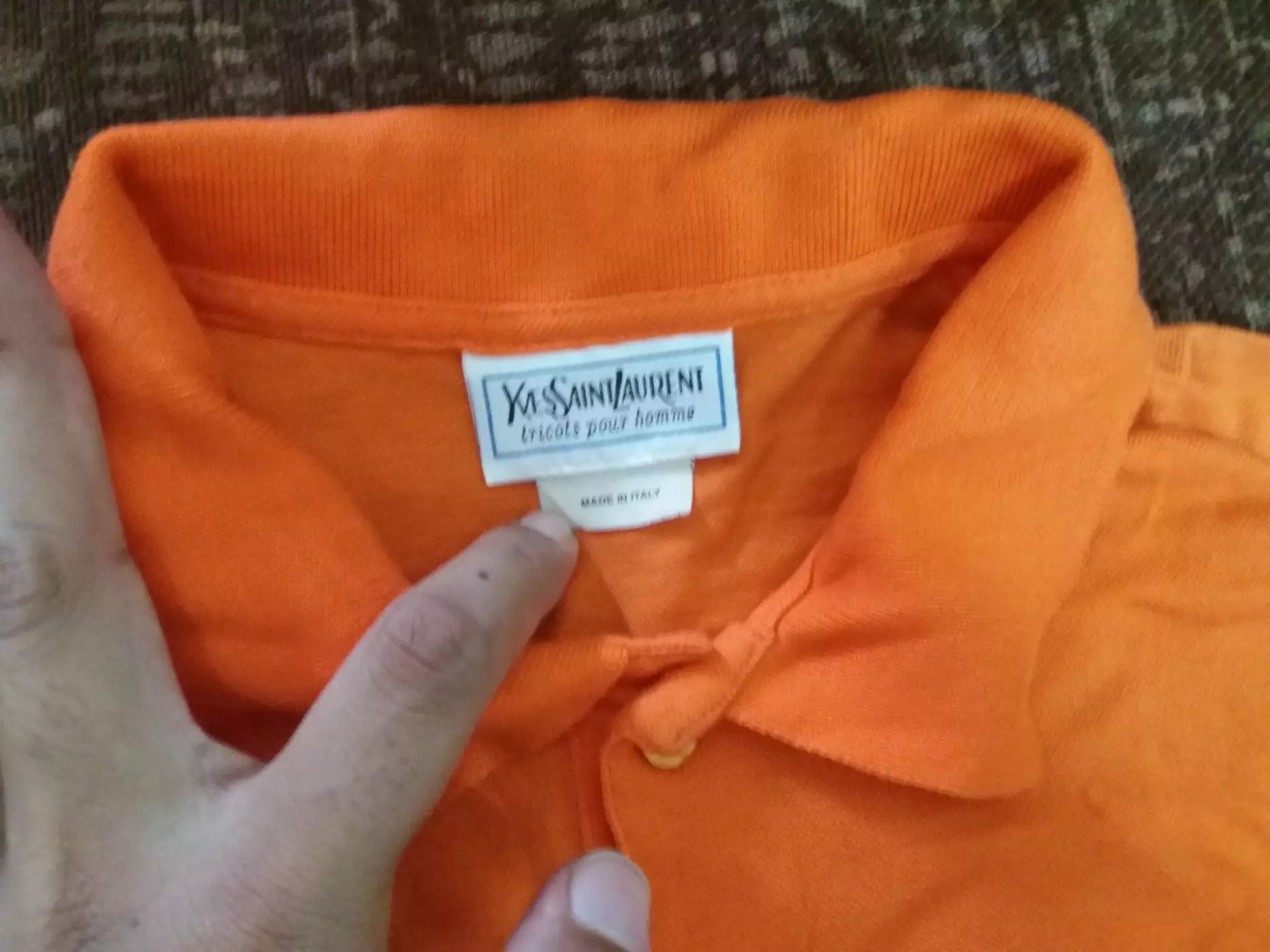 Designer Yves Saint Laurent tricots pour homme t-shirt made in italy Size US M / EU 48-50 / 2 - 4 Thumbnail