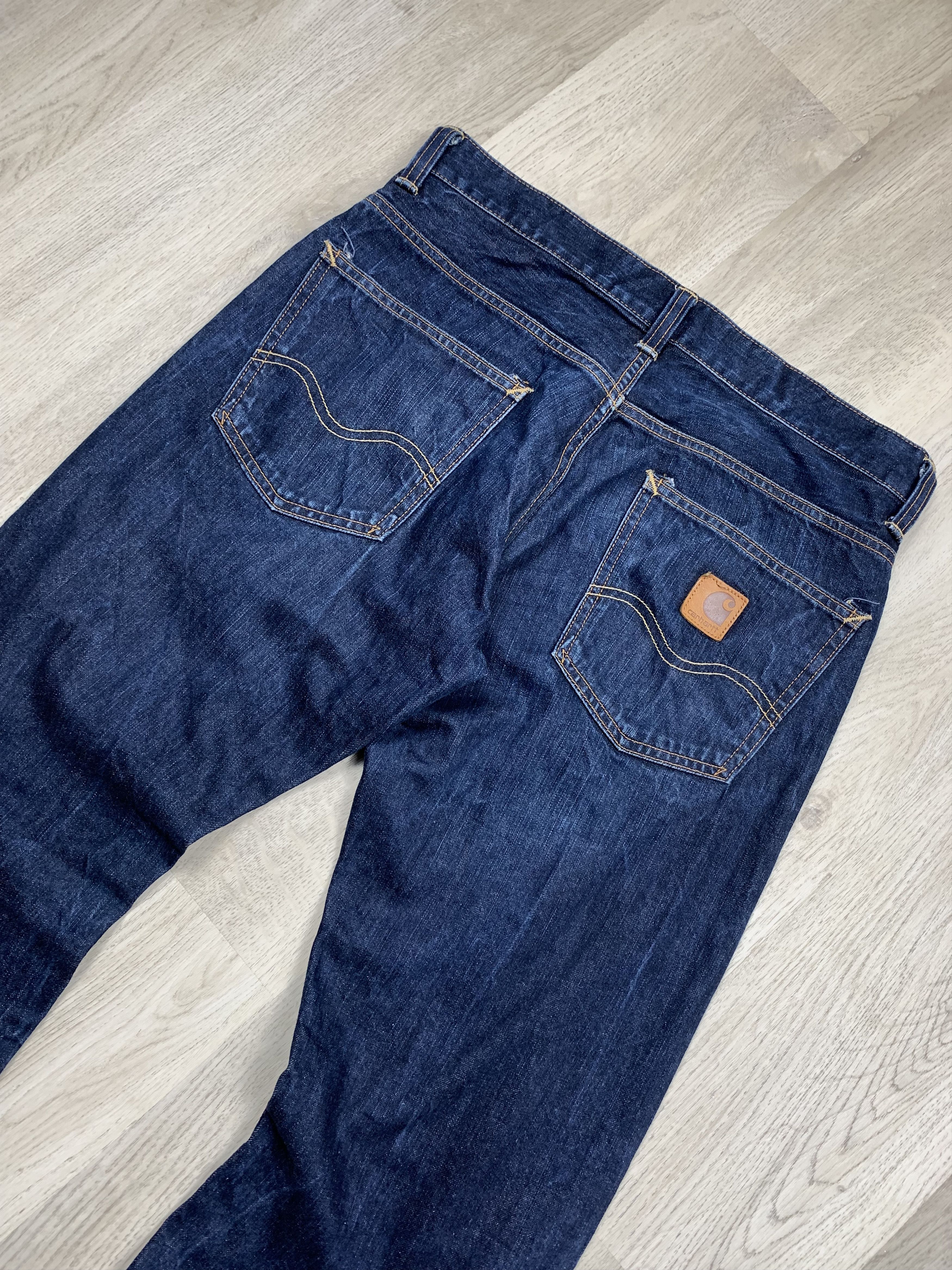 Carhartt Carhartt Vintage Mens Denim Round-Up Pants Size US 30 / EU 46 - 2 Thumbnail