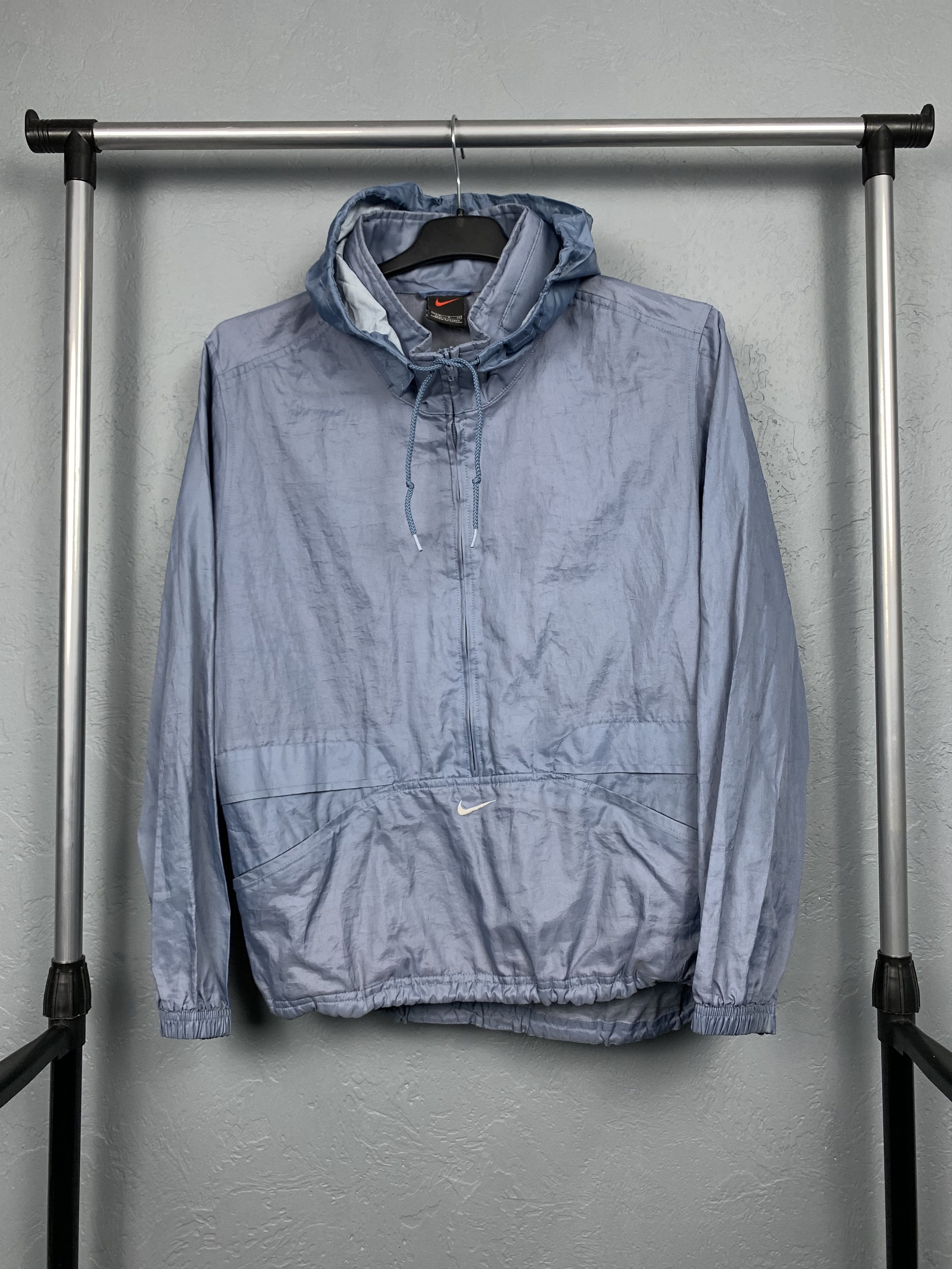 Nike × Vintage NIKE 90s Vintage Anorak Windbreaker Jacket Size US XS / EU 42 / 0 - 1 Thumbnail