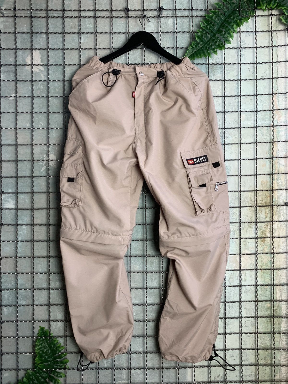 Diesel Girls Pendyx Branded Trousers in Silver main image 0