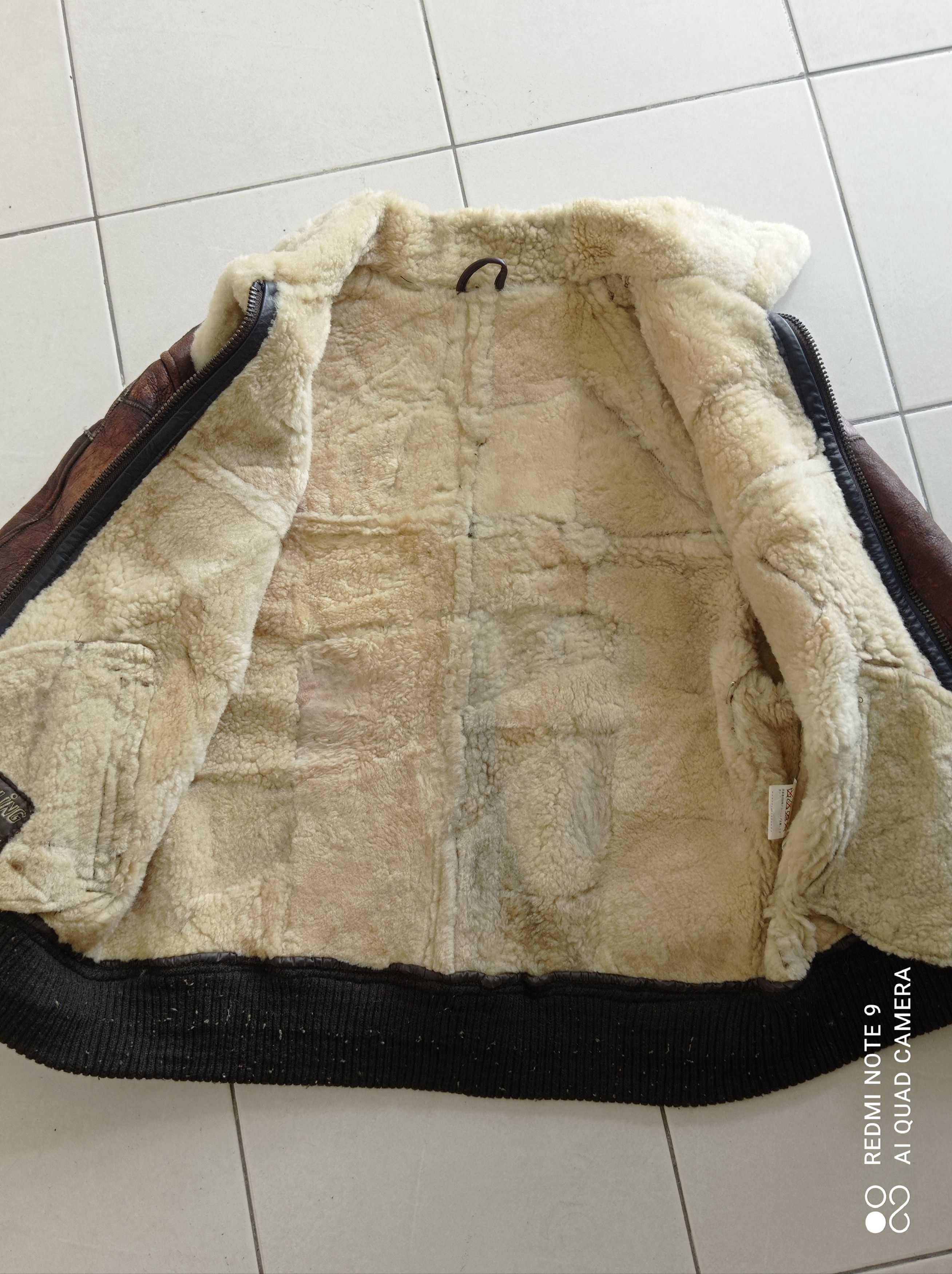 Vintage Shearling by Lawrence Patchwork Sheepskin Leather Jacket Size US M / EU 48-50 / 2 - 11 Thumbnail