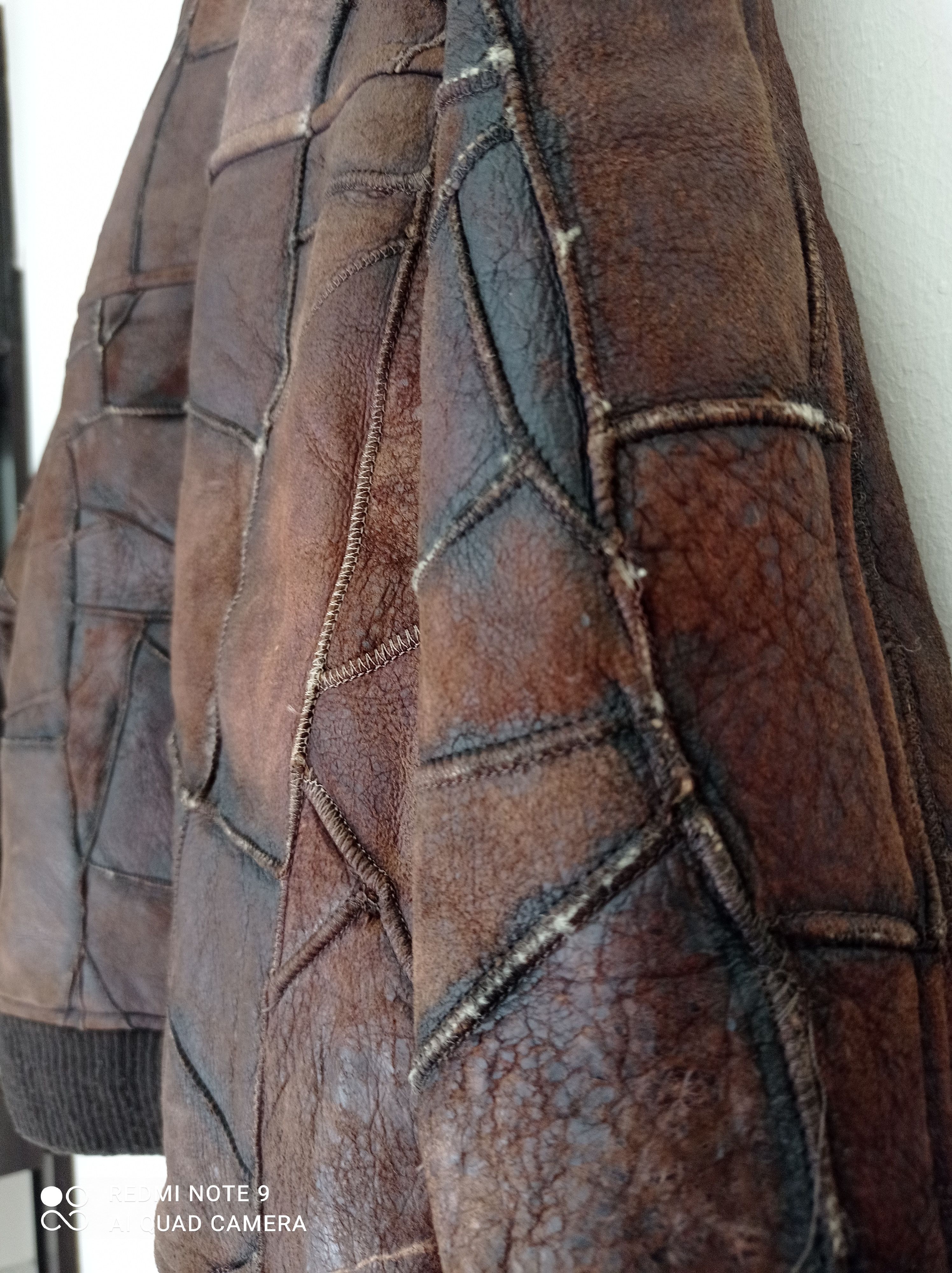 Vintage Shearling by Lawrence Patchwork Sheepskin Leather Jacket Size US M / EU 48-50 / 2 - 4 Thumbnail