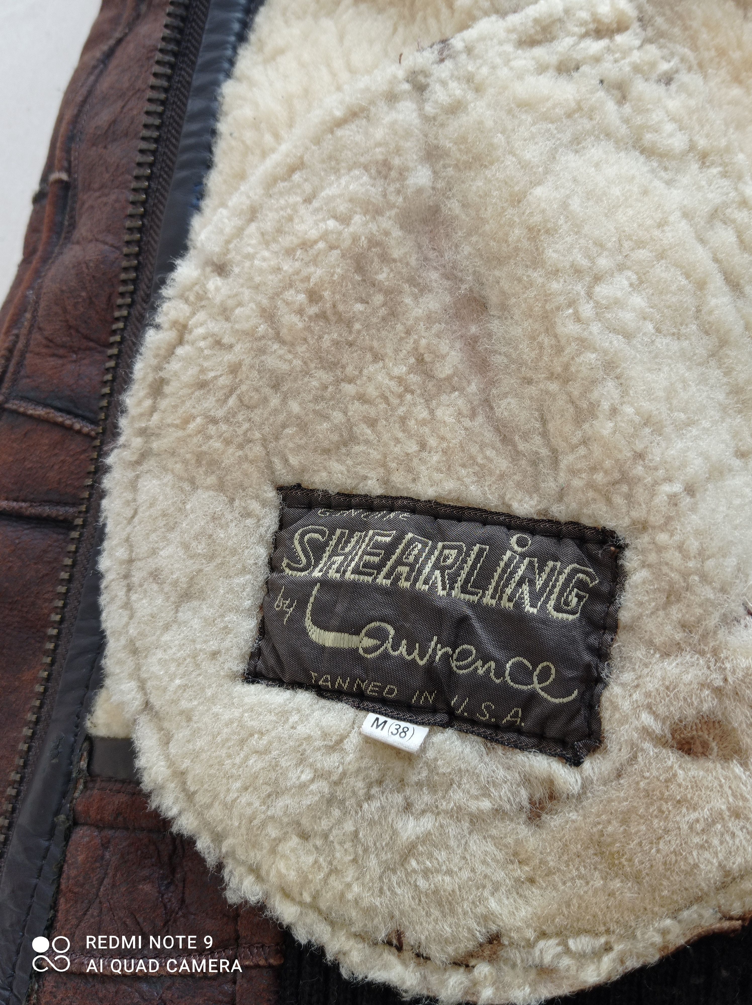 Vintage Shearling by Lawrence Patchwork Sheepskin Leather Jacket Size US M / EU 48-50 / 2 - 14 Thumbnail