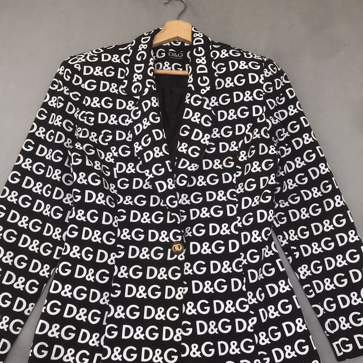 Dolce & Gabbana × Japanese Brand × Vintage Vintage Dolce & Gabbana Full Print Blazer Size 36R - 2 Thumbnail