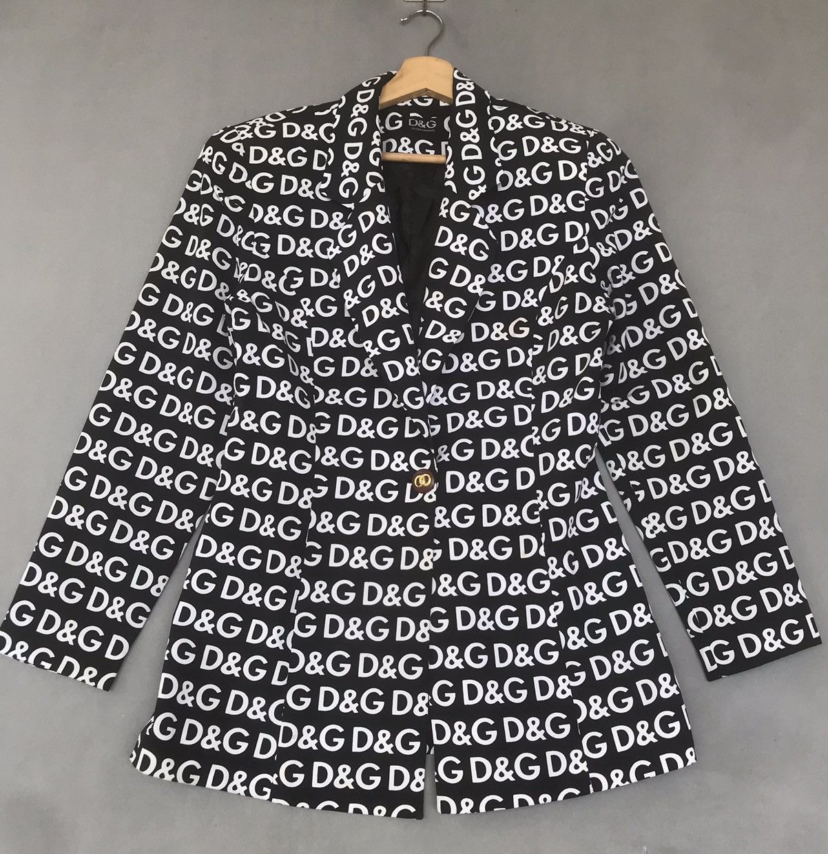 Dolce & Gabbana × Japanese Brand × Vintage Vintage Dolce & Gabbana Full Print Blazer Size 36R - 1 Thumbnail