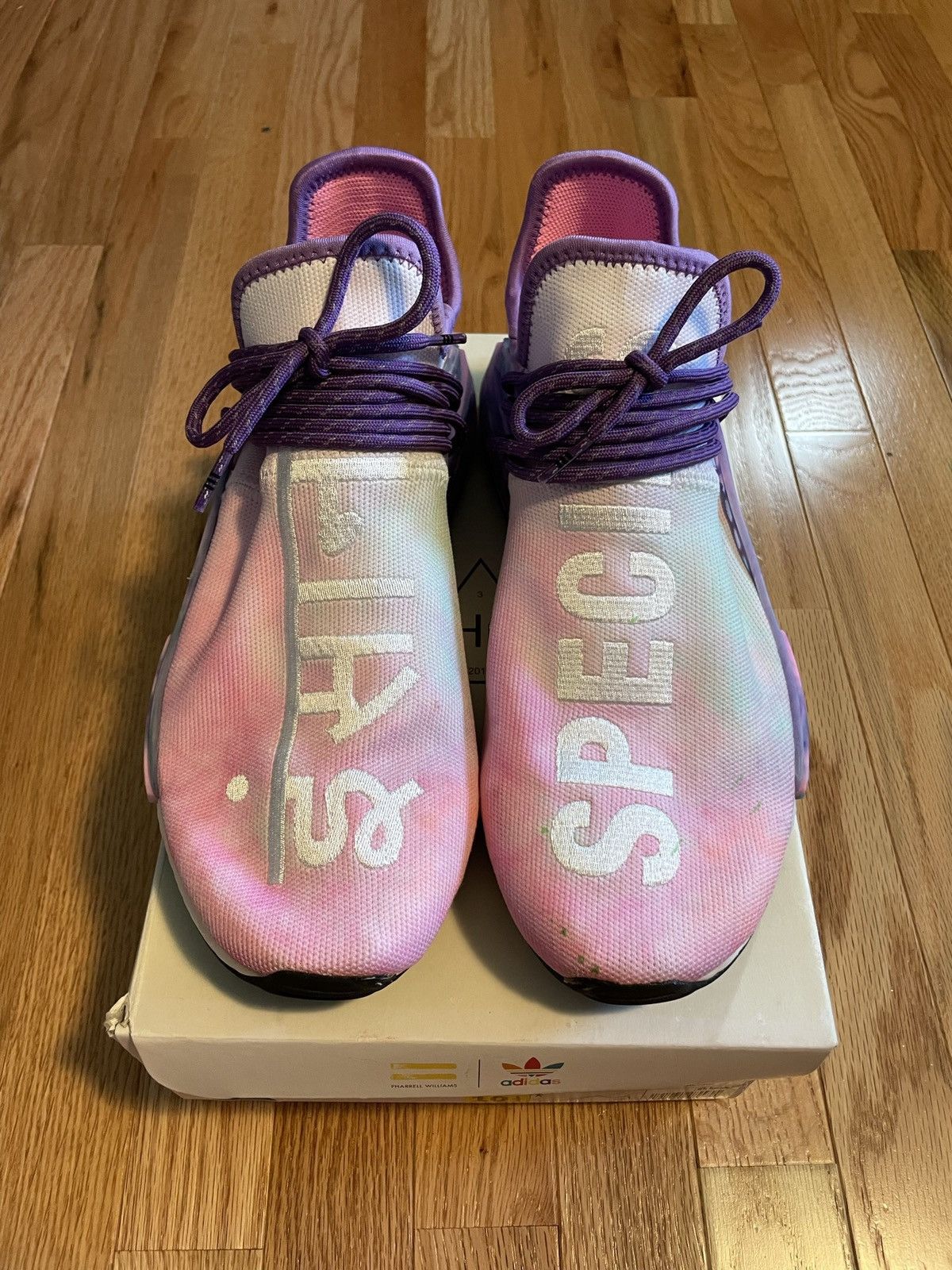 Adidas × Pharrell Pharrell NMD Pink Glow Size US 10.5 / EU 43-44 - 3 Thumbnail