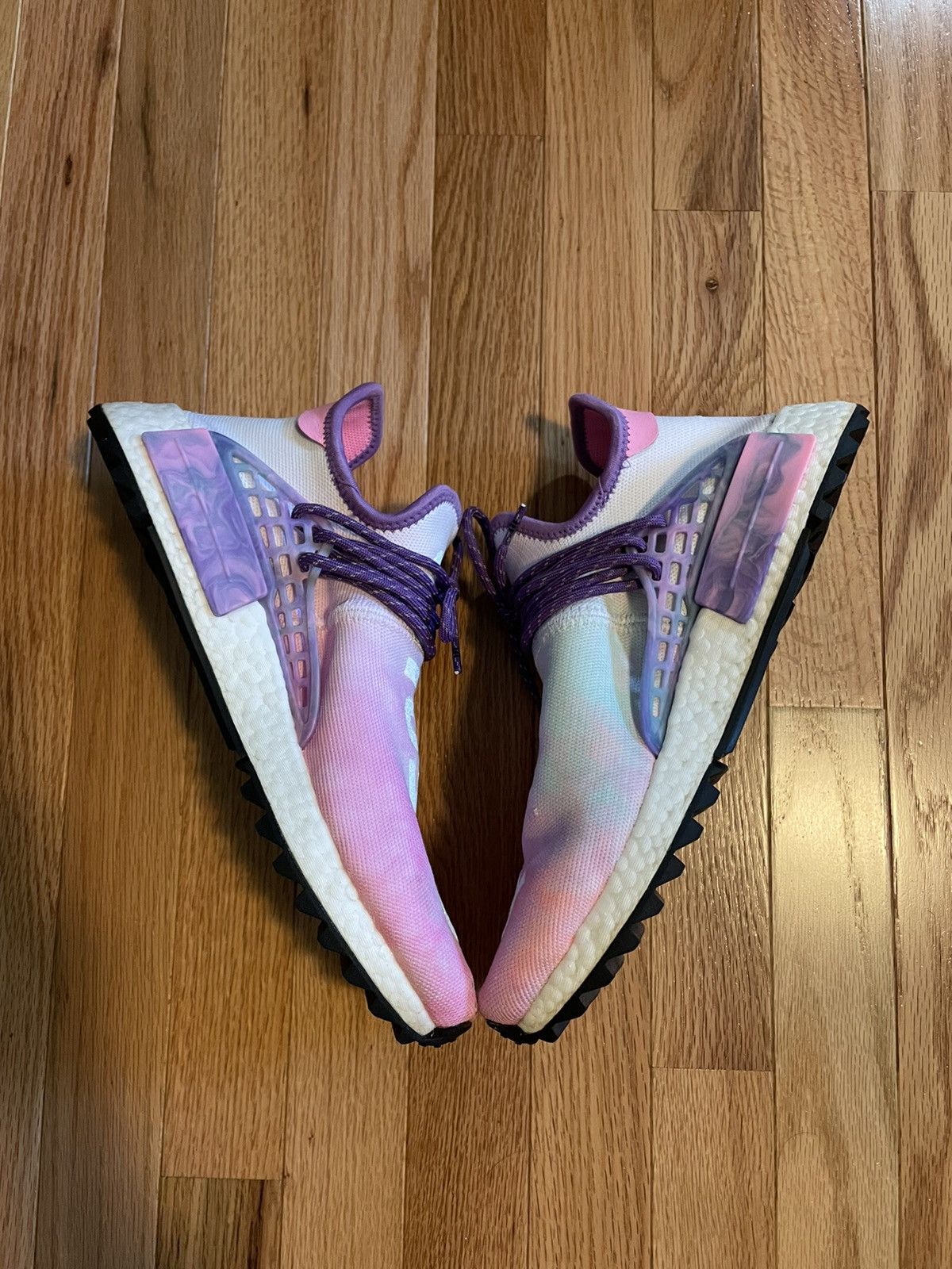 Adidas × Pharrell Pharrell NMD Pink Glow Size US 10.5 / EU 43-44 - 2 Thumbnail