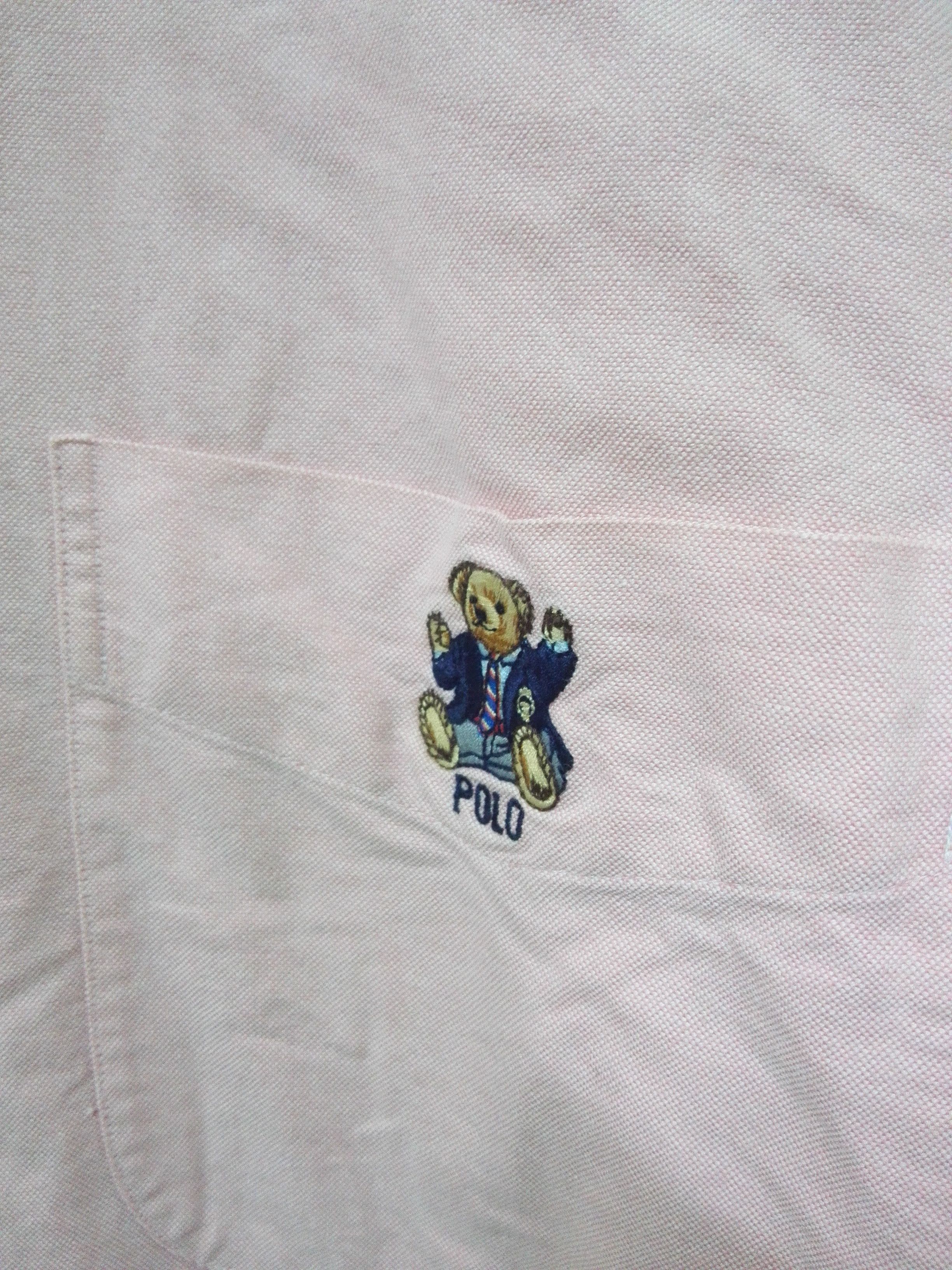Polo Ralph Lauren Vintage Polo Bear Button down Pink Colour Size US S / EU 44-46 / 1 - 3 Thumbnail