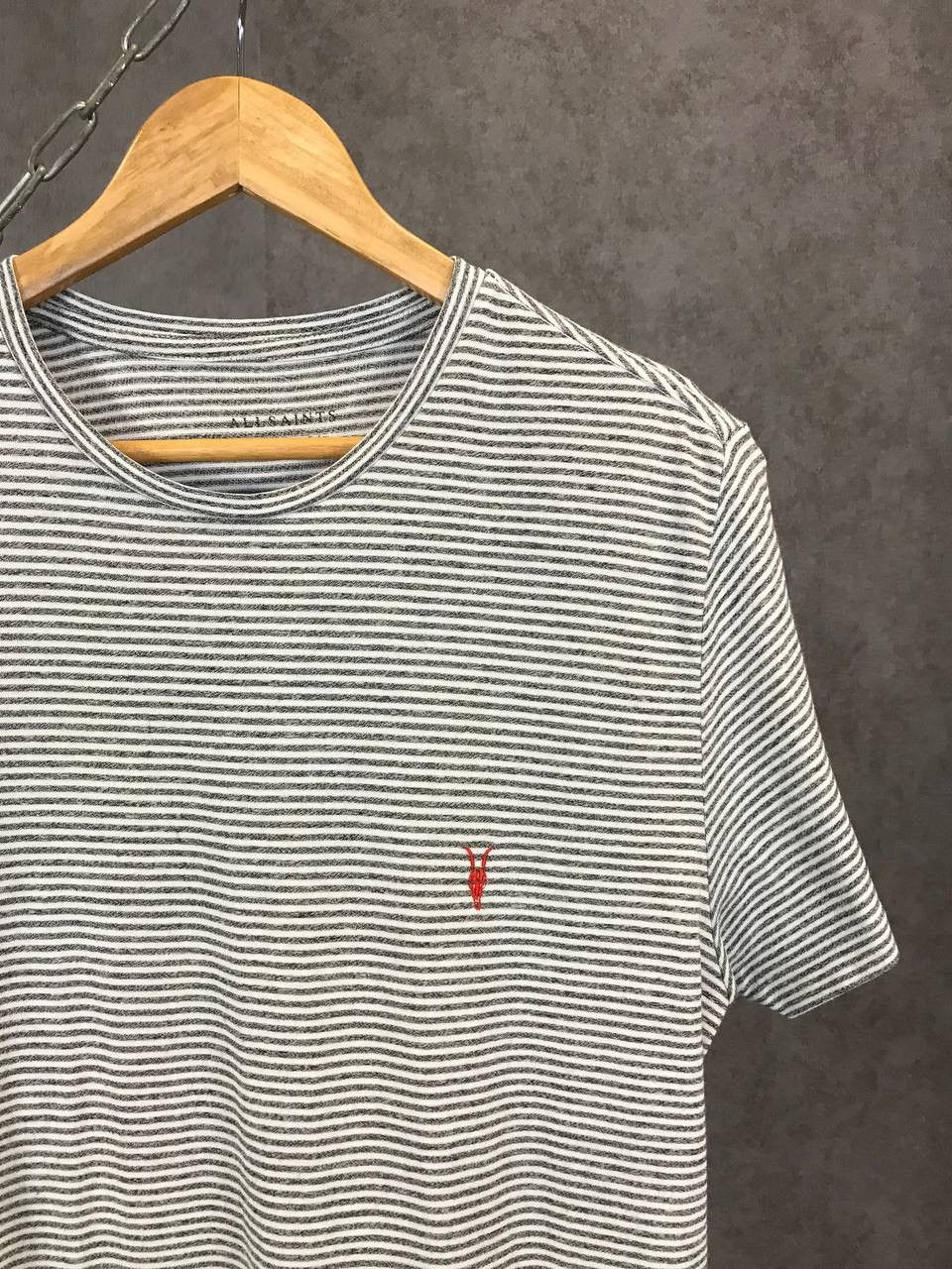 Allsaints Allsaints luxury streetwear stripes tee Size US M / EU 48-50 / 2 - 2 Thumbnail