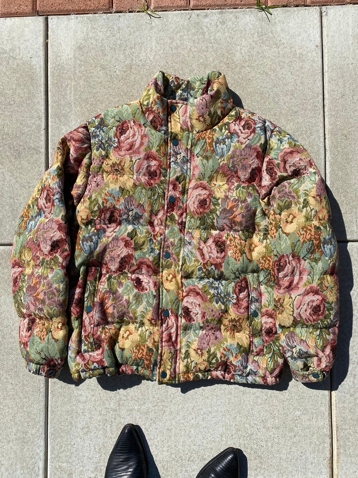 Golf Wang Golf Wang floral puffer coat | Grailed