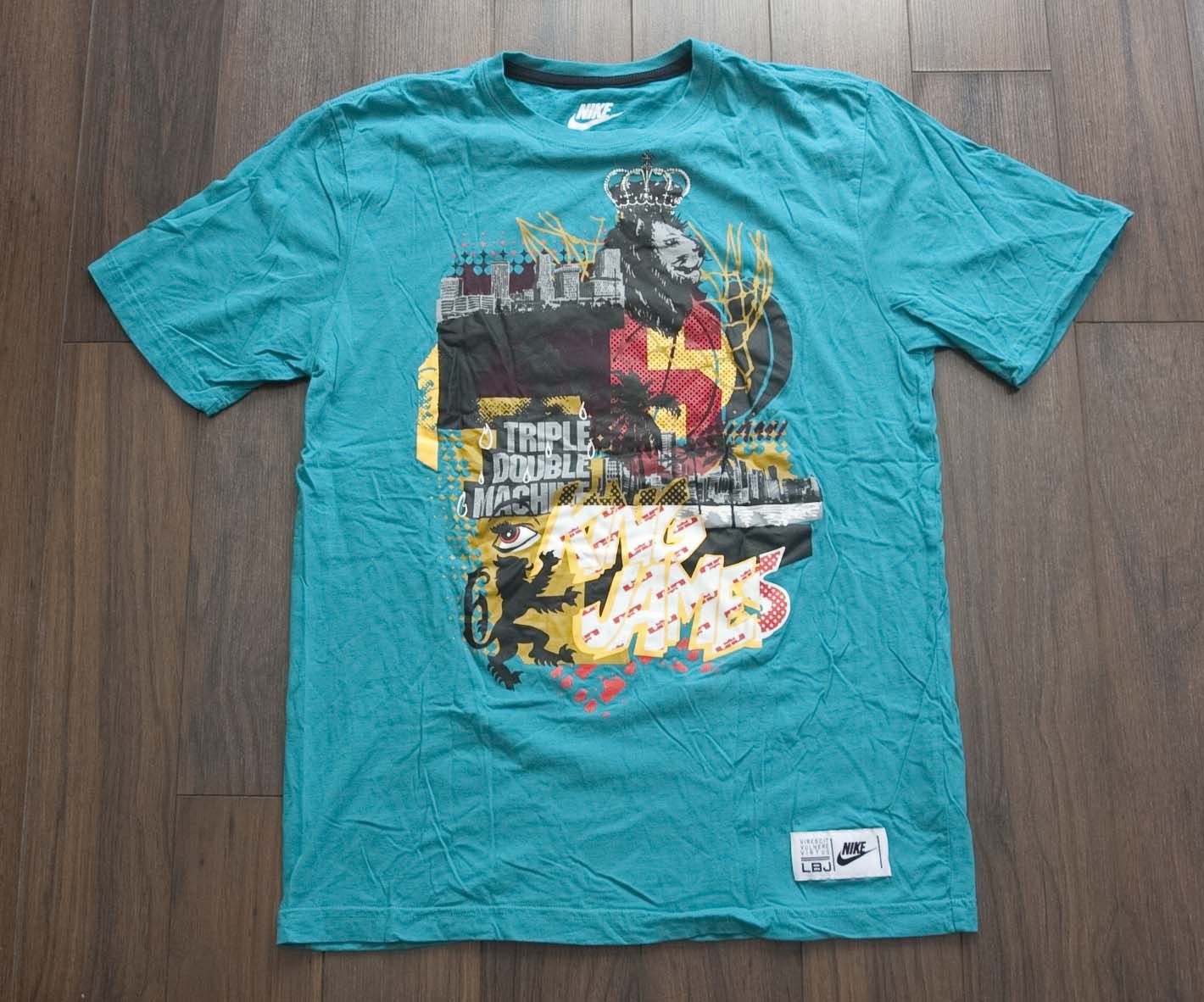 Nike Lebron James T Shirt Nike Tripe Double Machine Size L Size US L / EU 52-54 / 3 - 1 Thumbnail