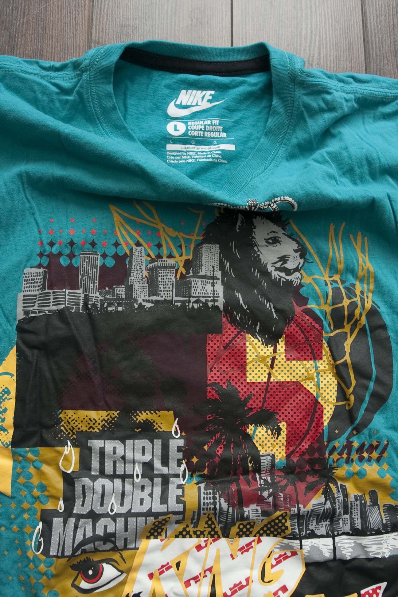 Nike Lebron James T Shirt Nike Tripe Double Machine Size L Size US L / EU 52-54 / 3 - 3 Thumbnail