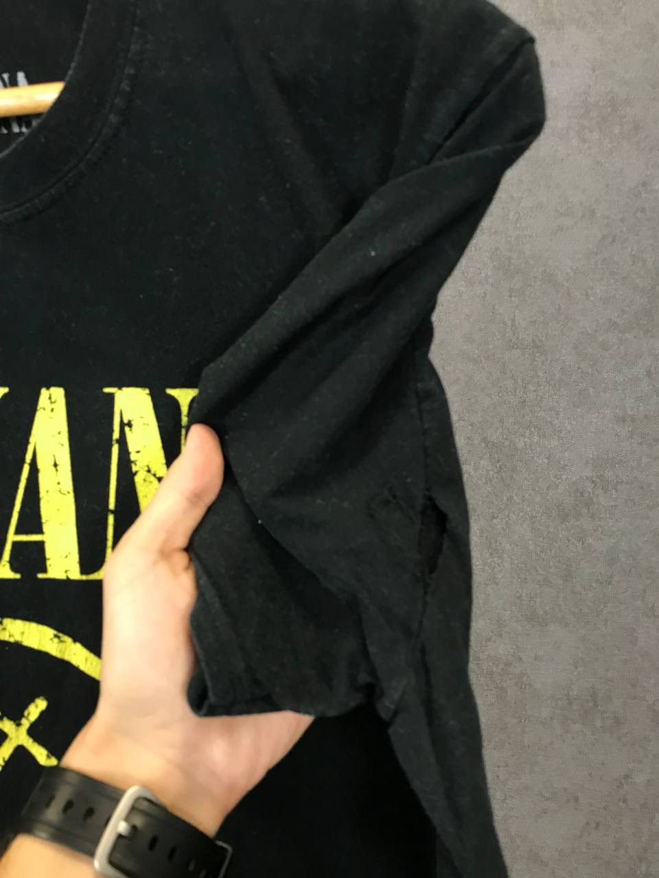 Band Tees Nirvana Smile rock band tee Size US L / EU 52-54 / 3 - 6 Thumbnail