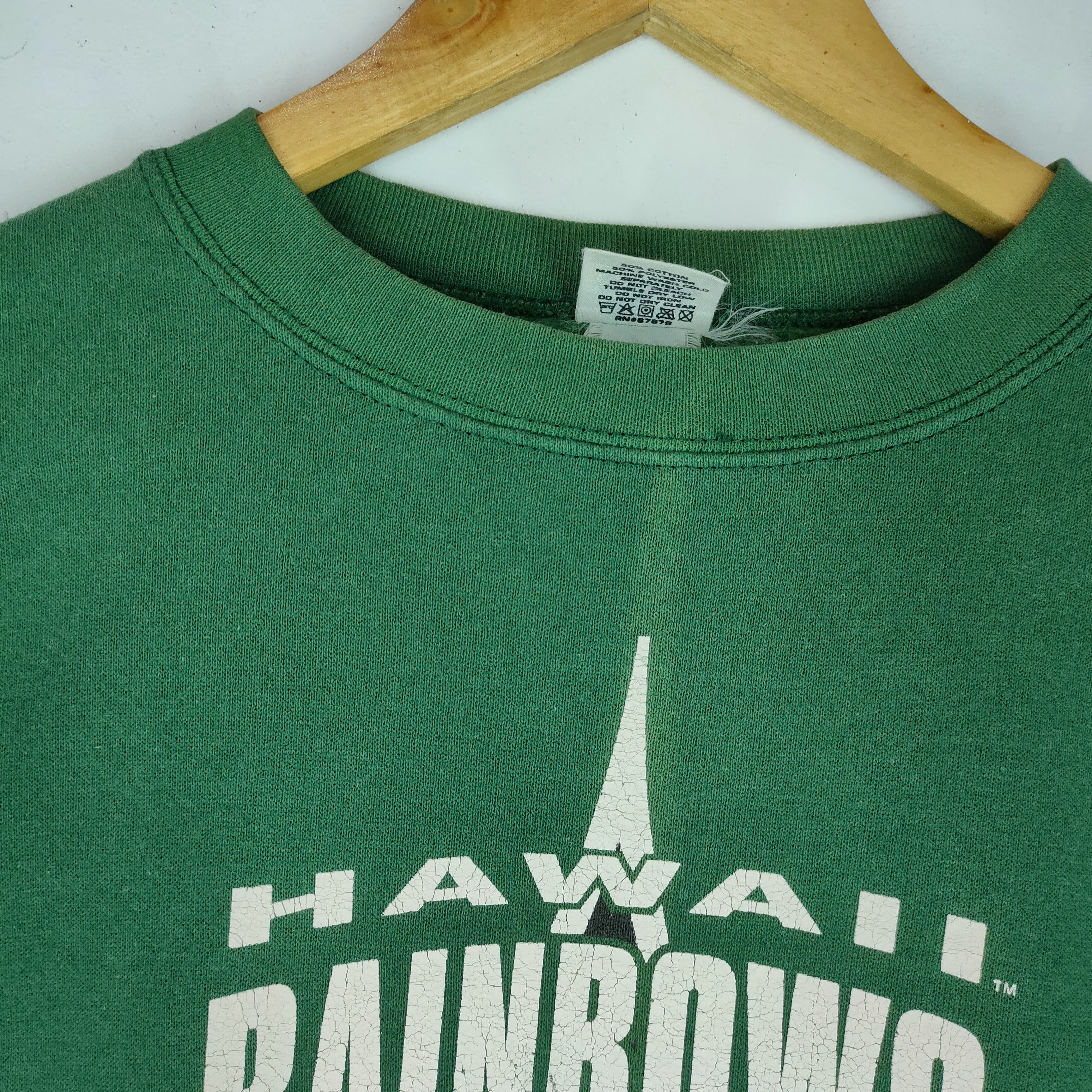 Starter Vintage 90s STARTER HAWAII RAINBOWS Spellout Sweatshirt Size US S / EU 44-46 / 1 - 4 Thumbnail