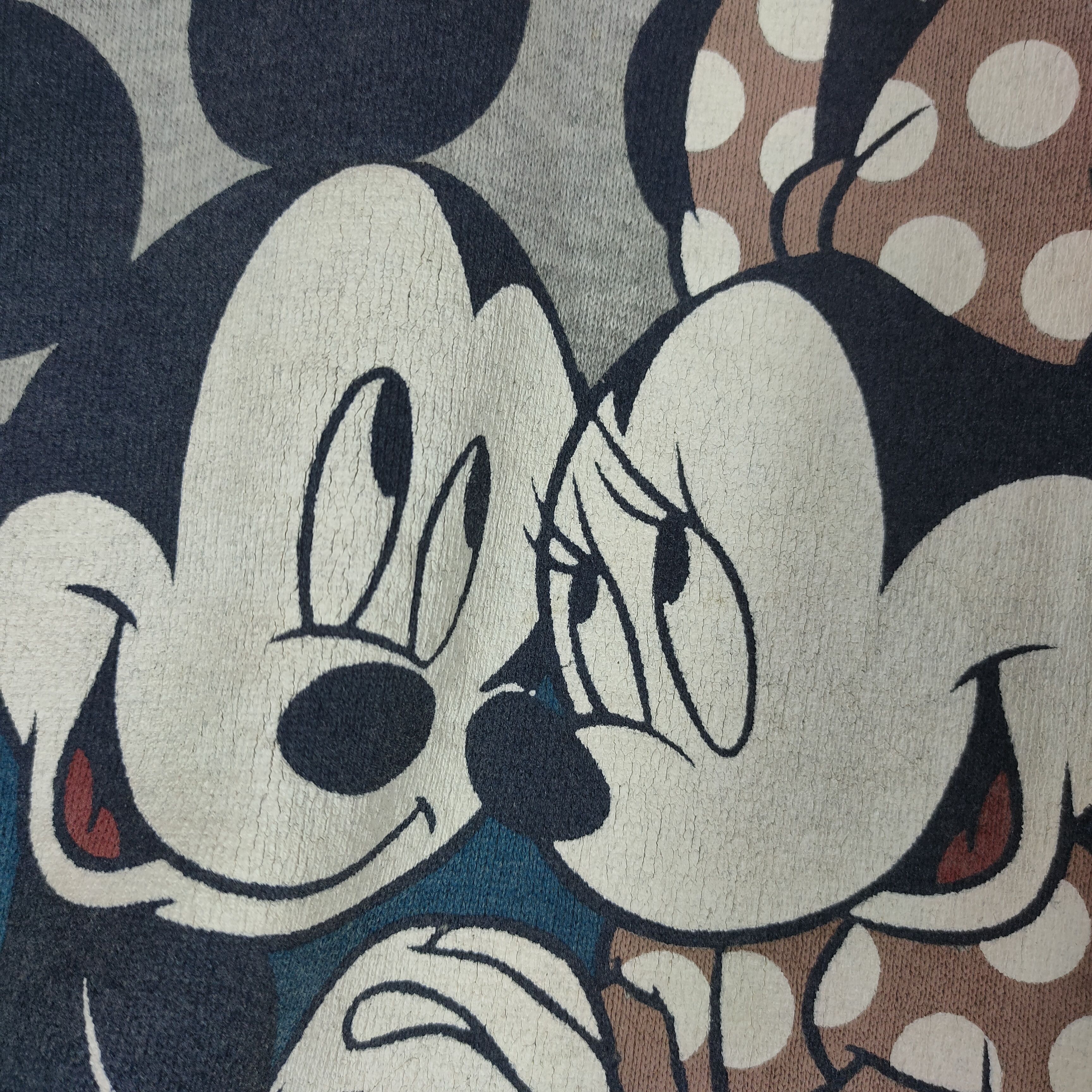 Disney Vintage MINNIE MOUSE DISNEY Big Sweatshirt Made in USA Size US XL / EU 56 / 4 - 5 Thumbnail