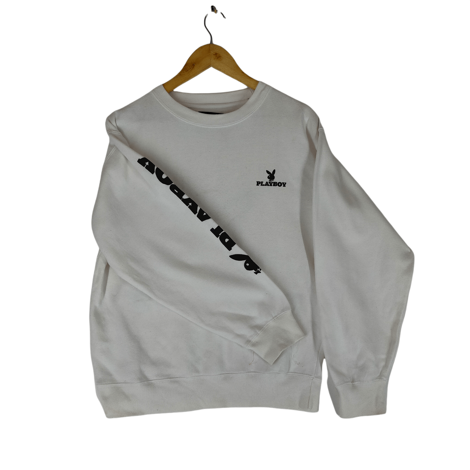 Playboy Vintage PLAYBOY Back Embroidery Logo Spellout Sweatshirt Size US M / EU 48-50 / 2 - 2 Thumbnail