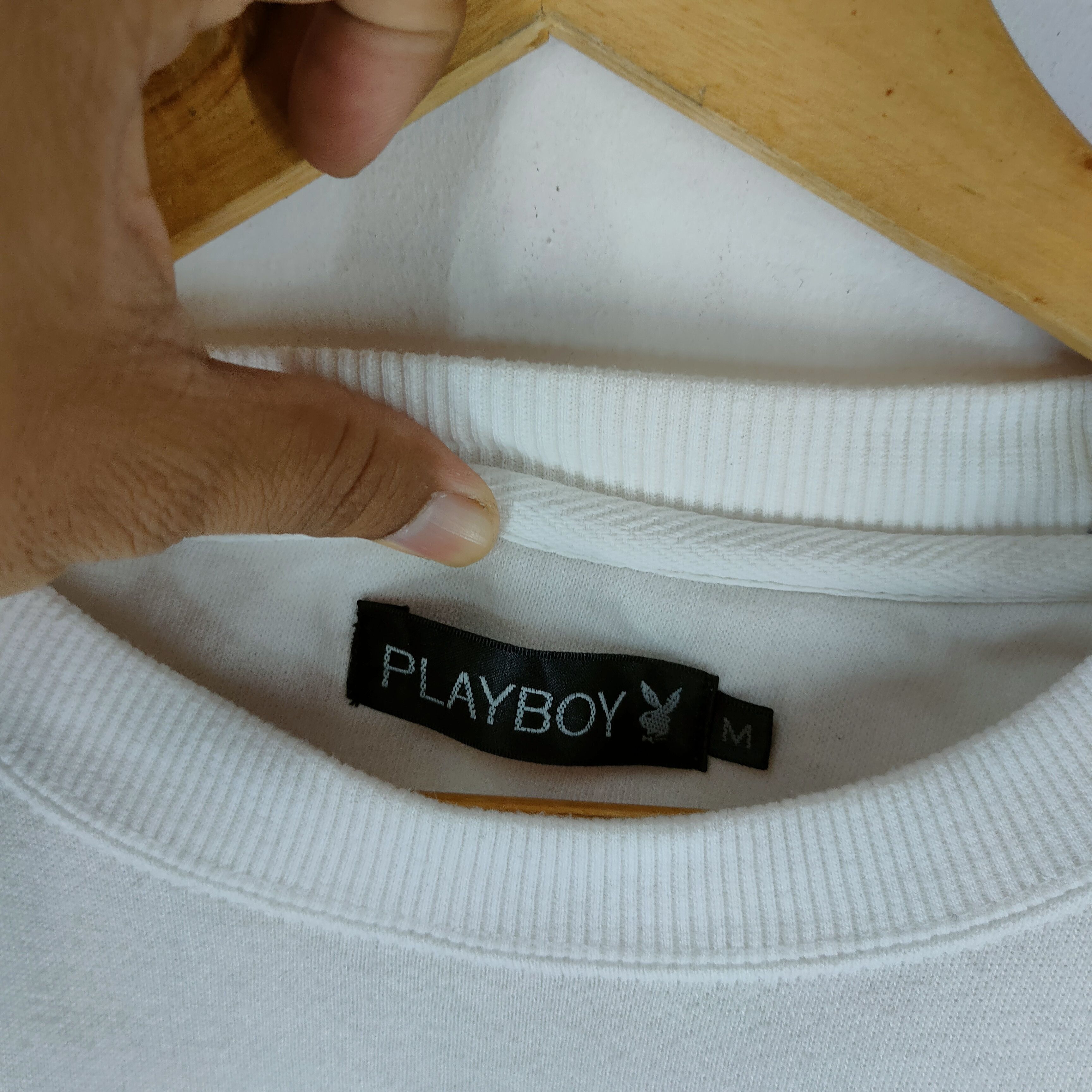 Playboy Vintage PLAYBOY Back Embroidery Logo Spellout Sweatshirt Size US M / EU 48-50 / 2 - 6 Thumbnail