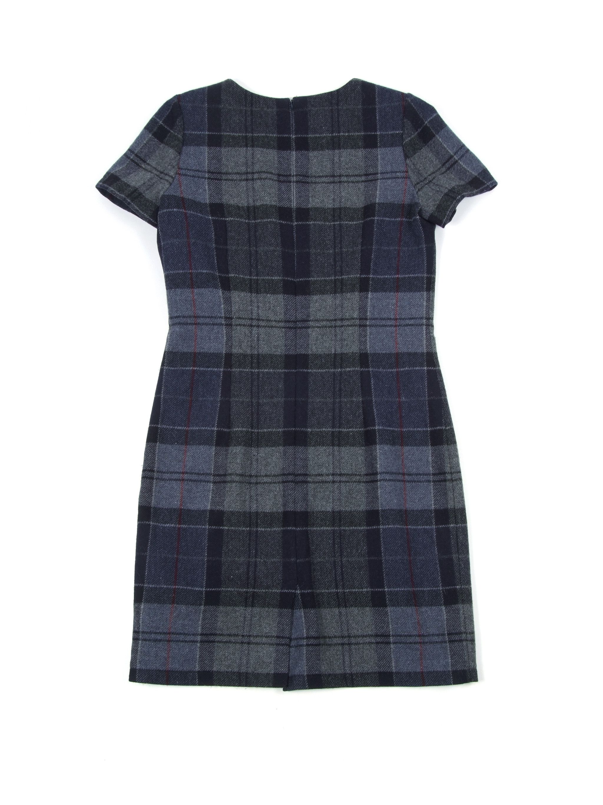 Barbour Winter Tartan Checked Wool Dress US8
