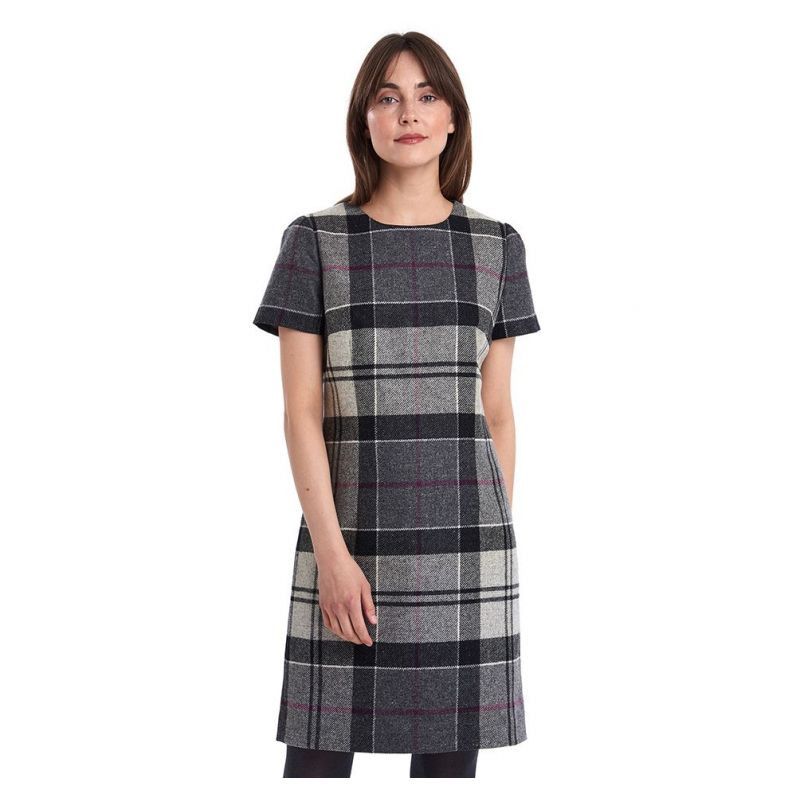 Barbour Winter Tartan Checked Wool Dress US8