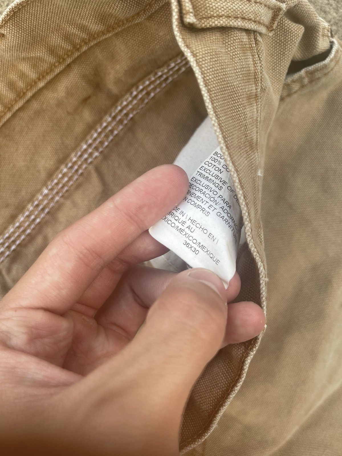 Dickies 36x30 Distressed Dickies Carpenter Work Pants Size US 36 / EU 52 - 4 Thumbnail